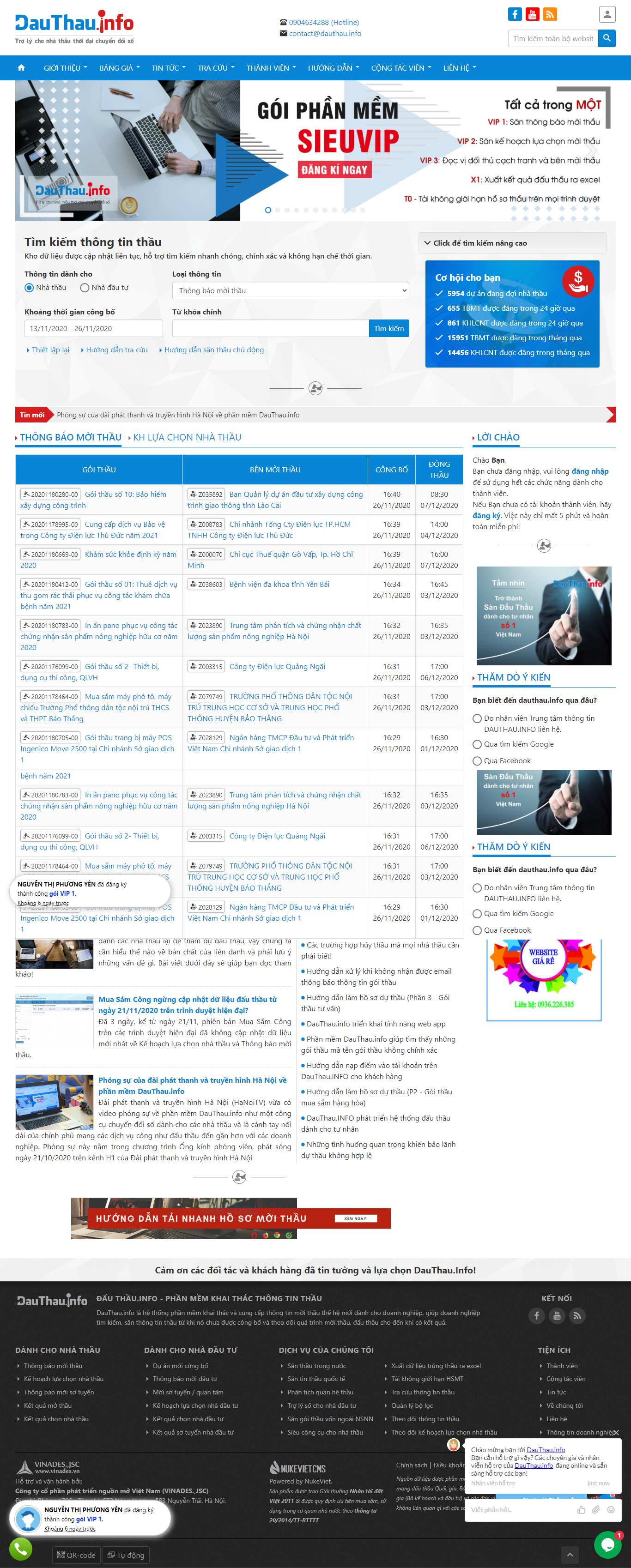 Thiết kế Web công ty cầu đường dauthau.info