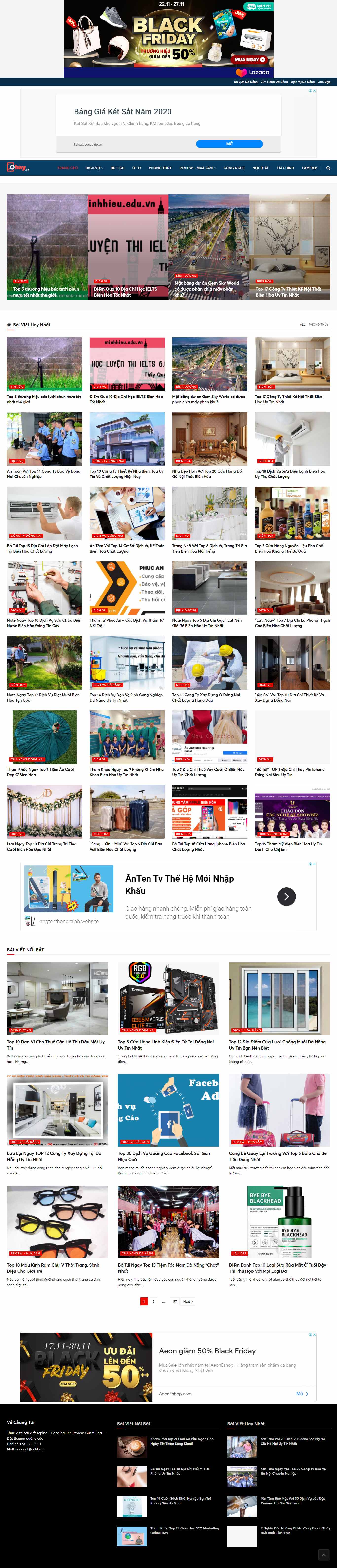 Thiết kế Web công ty xây dựng ohay.vn