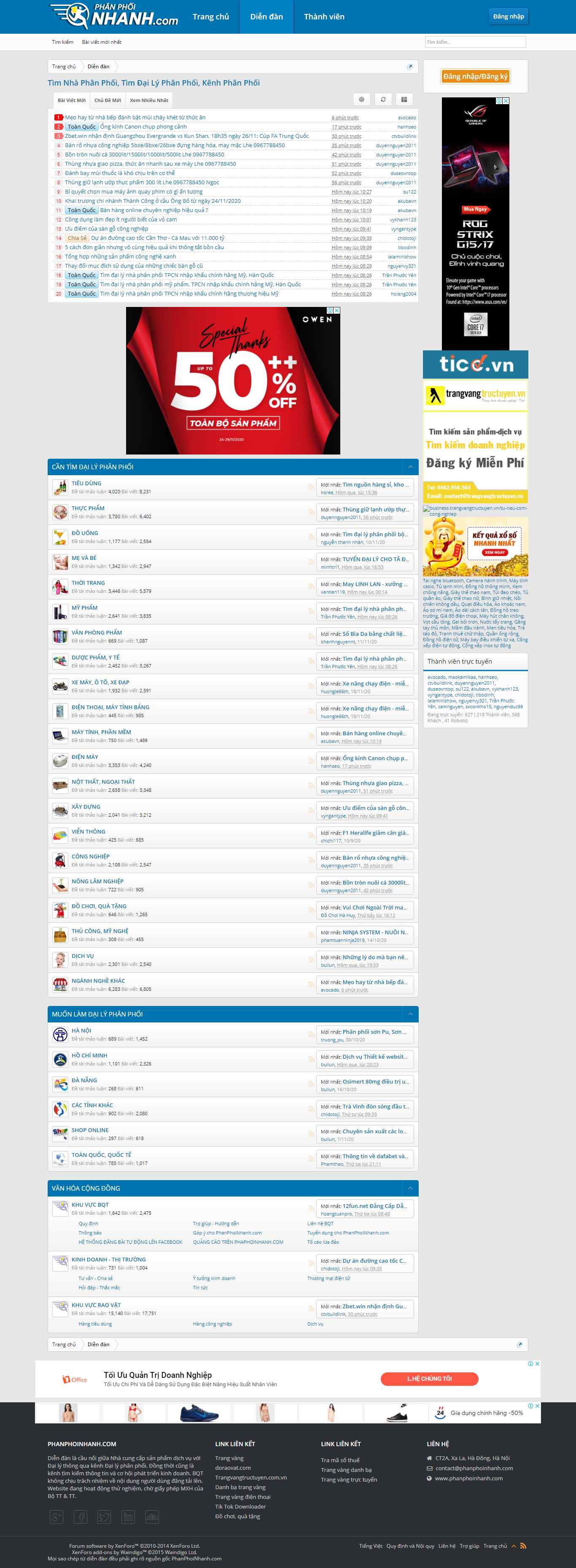 Thiết kế Web đại lý phân phối phanphoinhanh.com