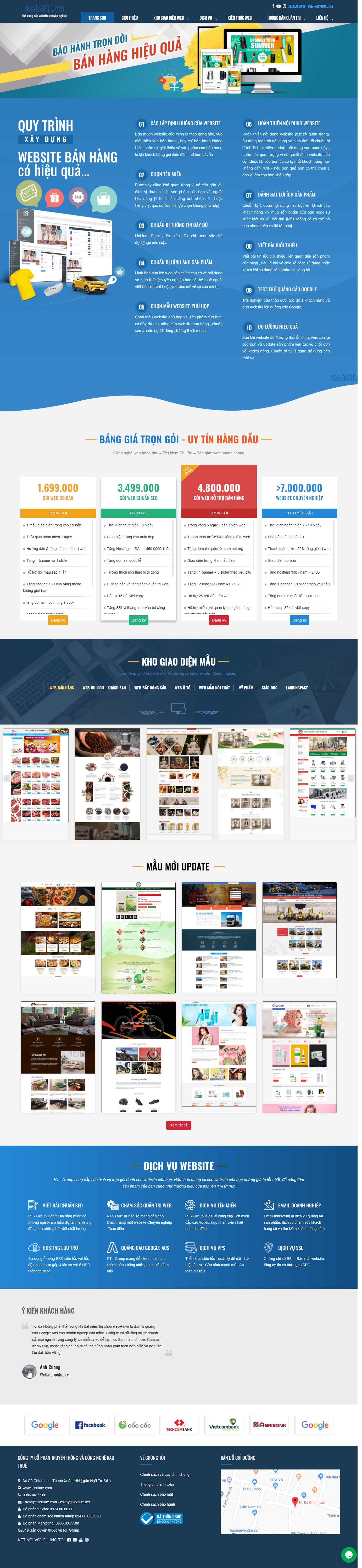 Thiết kế Web  webrt.vn