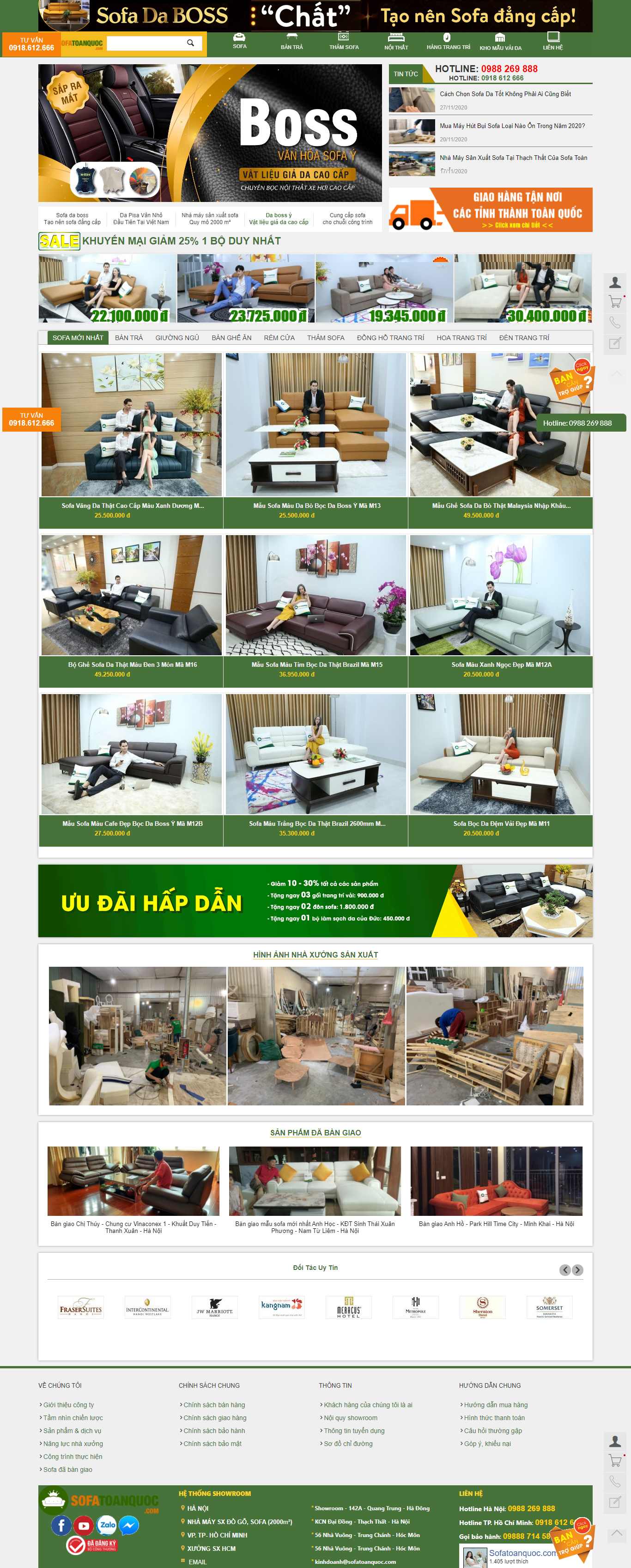 Thiết kế Web sofa nhập khẩu sofatoanquoc.com