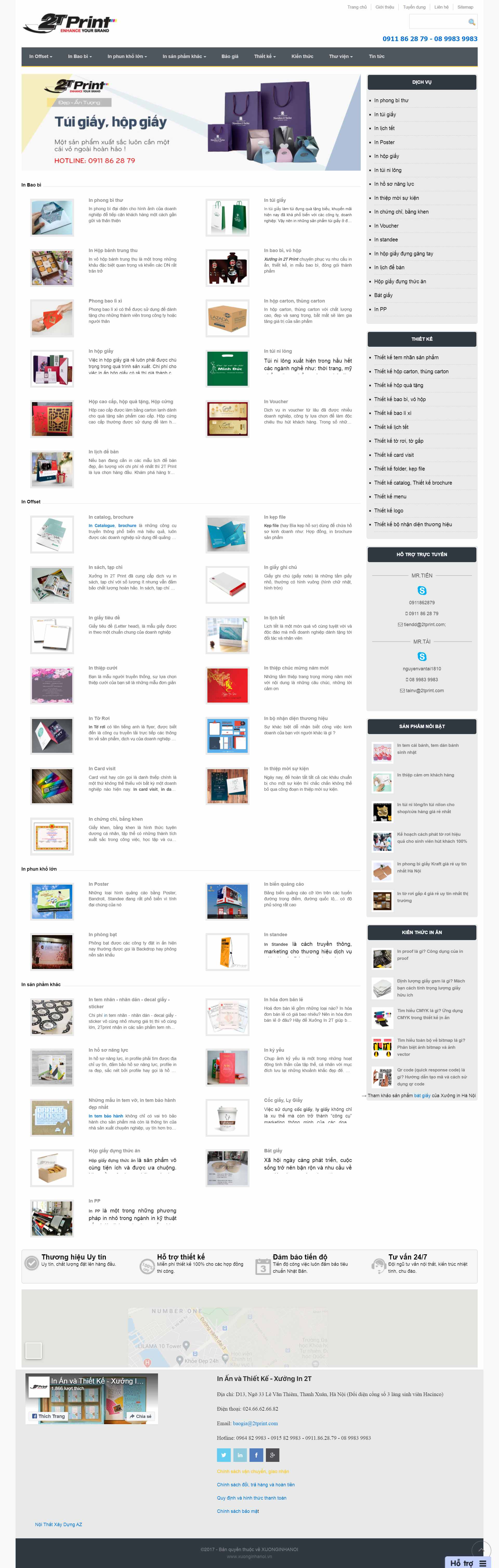 Thiết kế Web bán phong bao lì xì xuonginhanoi.vn