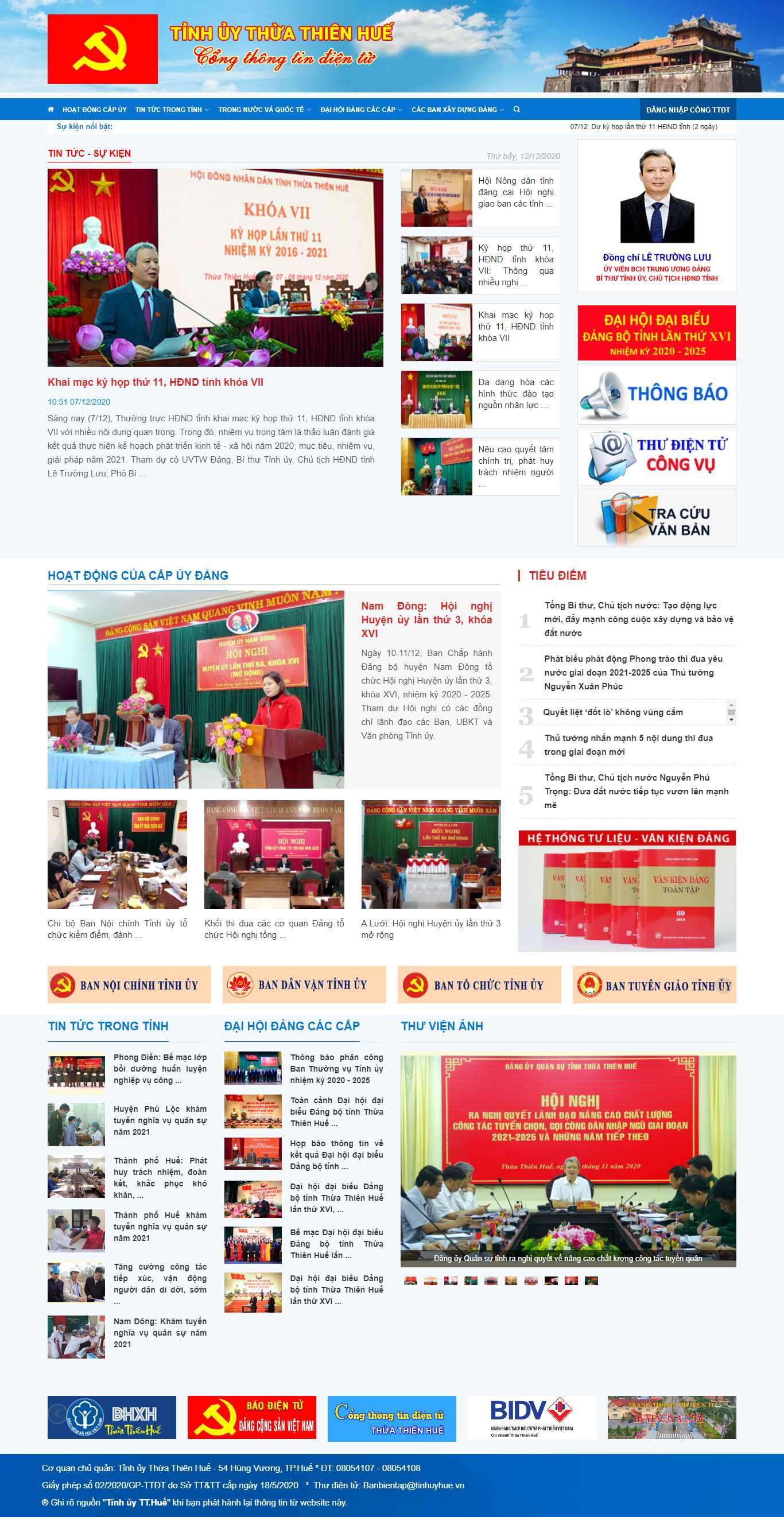 Thiết kế Web thừa thiên huế tinhuytthue.vn