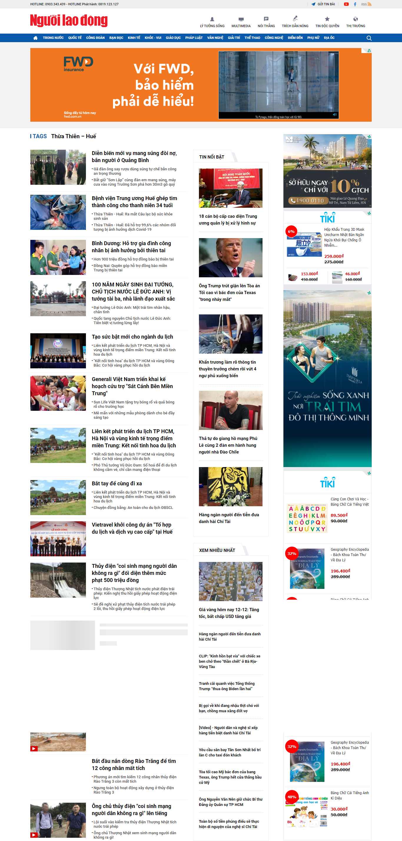 Thiết kế Web thừa thiên huế nld.com.vn