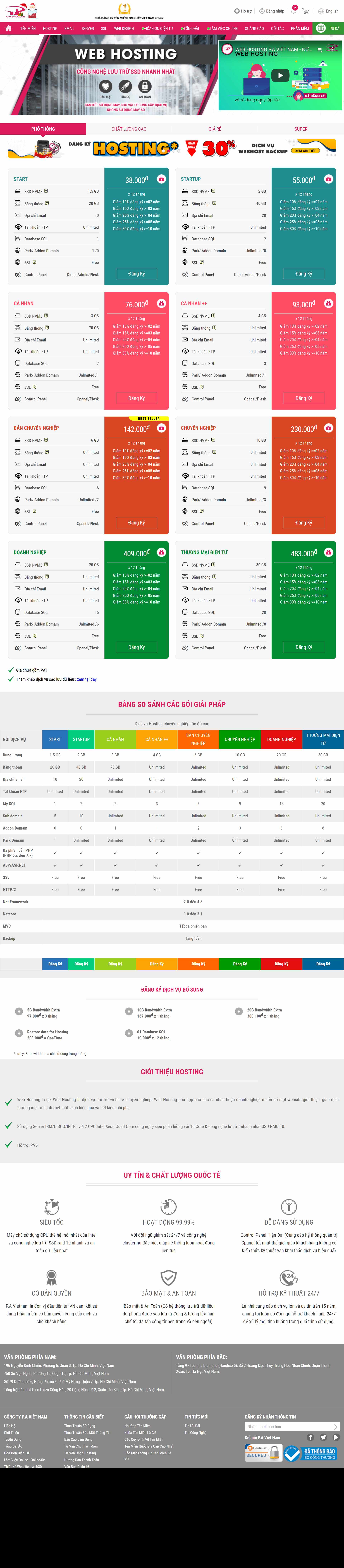 Thiết kế Web pavietnam pavietnam.vn