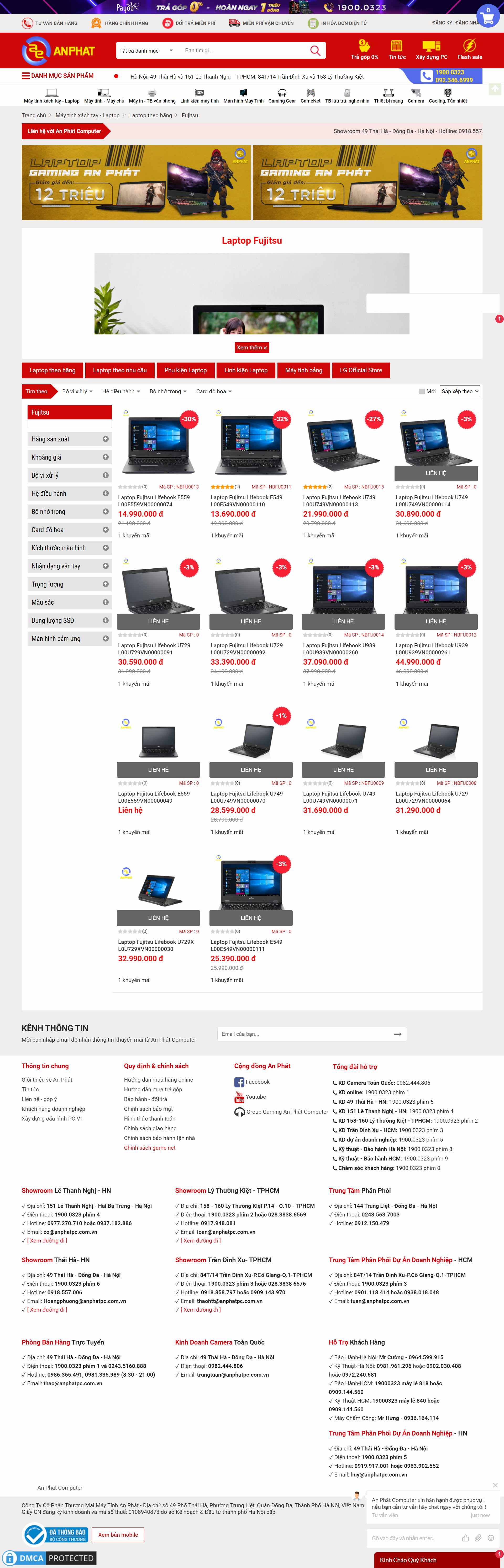 Thiết kế Web máy tính kỹ thuật số anphatpc.com.vn