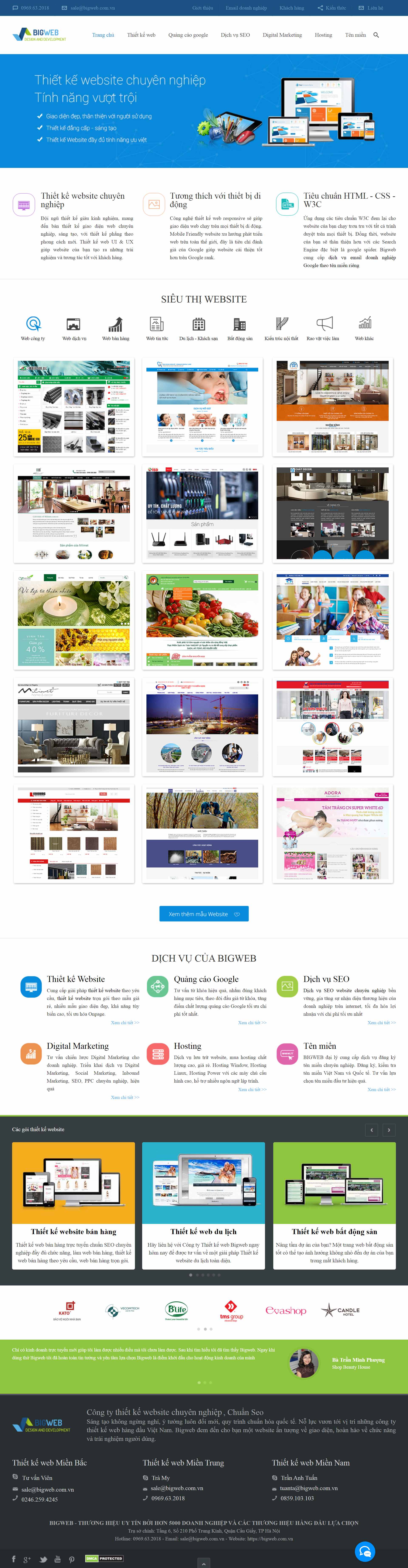 Thiết kế Web big bigweb.com.vn