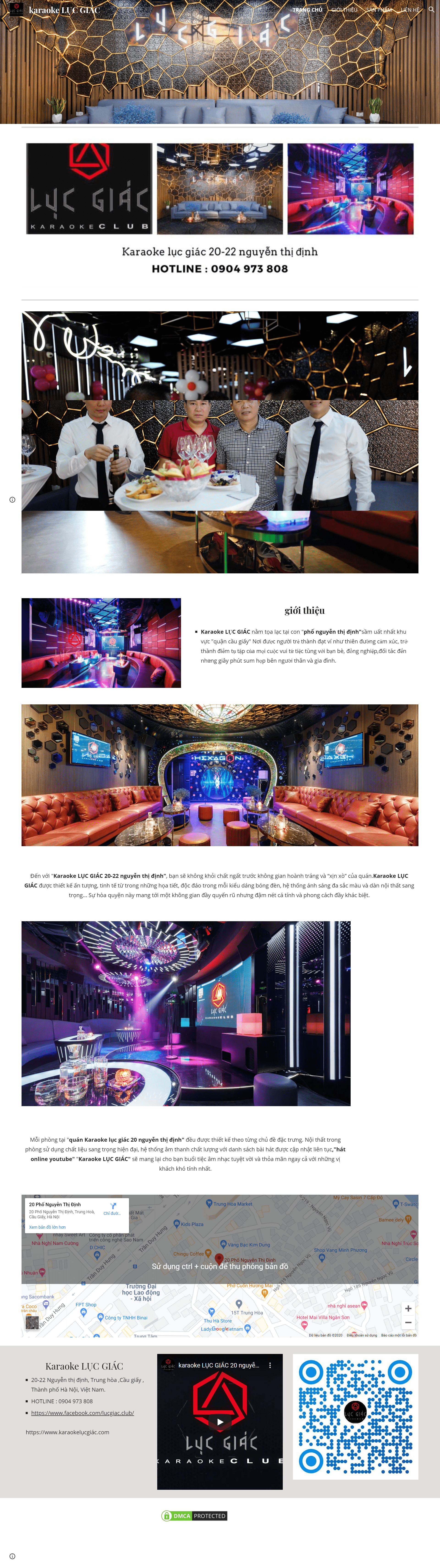 Thiết kế Web quán karaoke xn--karaokelcgic-mbb6868h.com