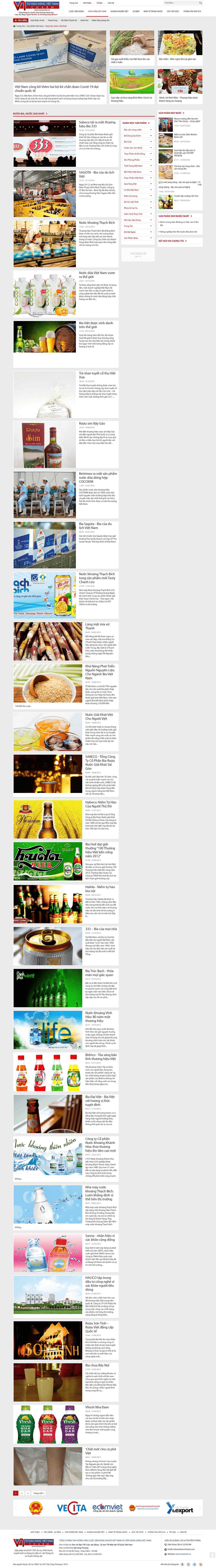 Thiết kế Web bianước giải khát tuhaoviet.vn