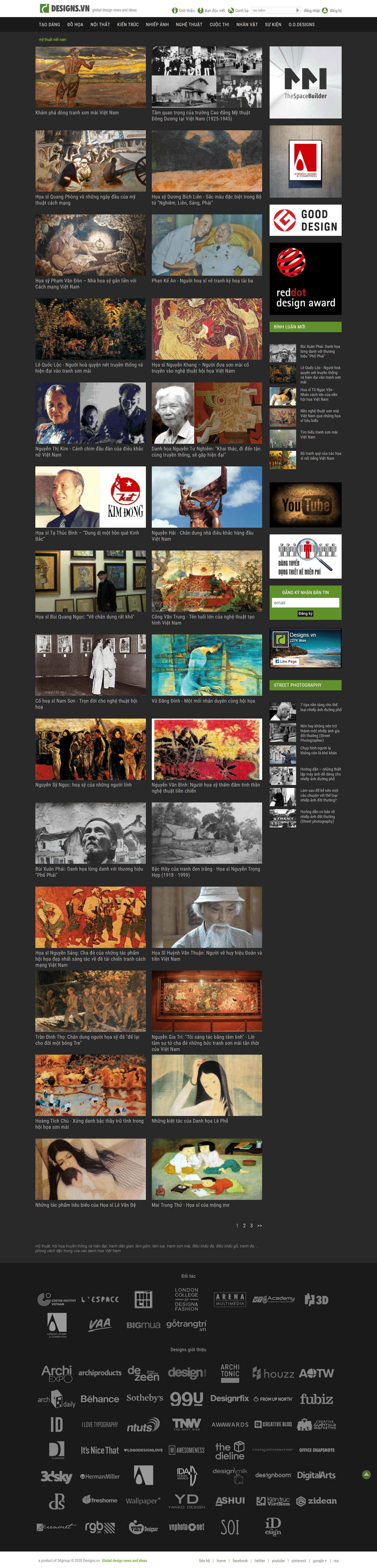 Thiết kế Web nghệ thuật mỹ thuật designs.vn