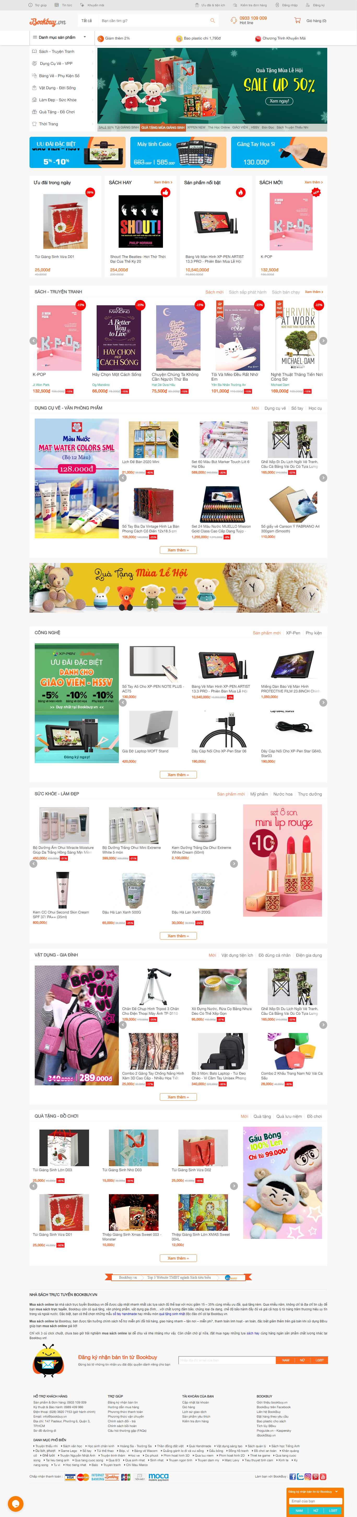 Thiết kế Web nhà sách bookbuy.vn
