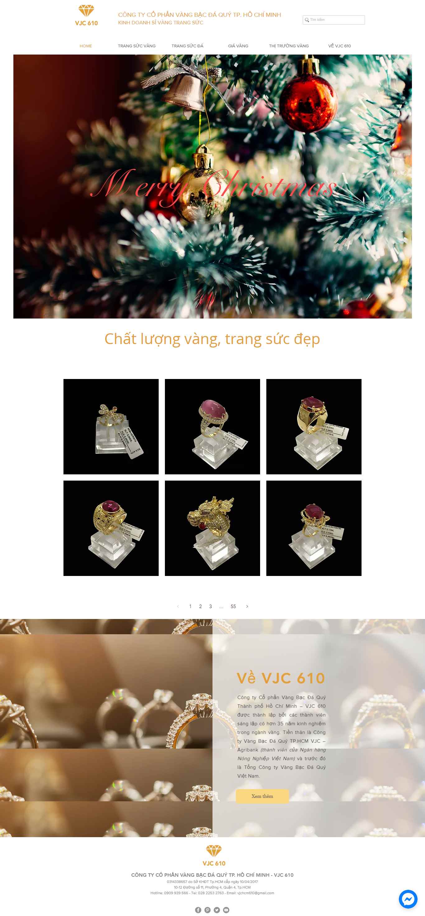 Thiết kế Web hóa chất vjc610.com