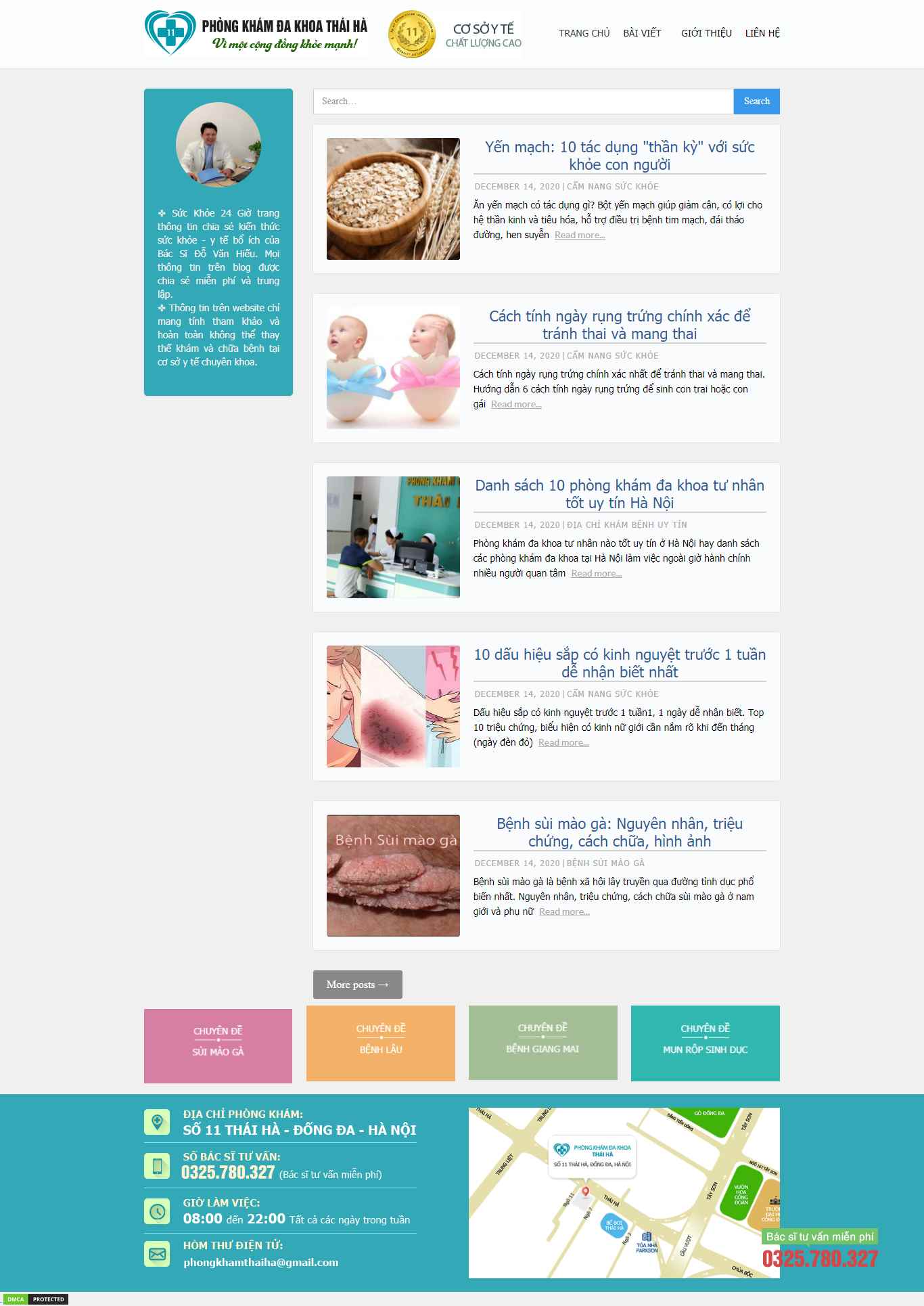 Thiết kế Web phòng khám suckhoe24gio.webflow.io