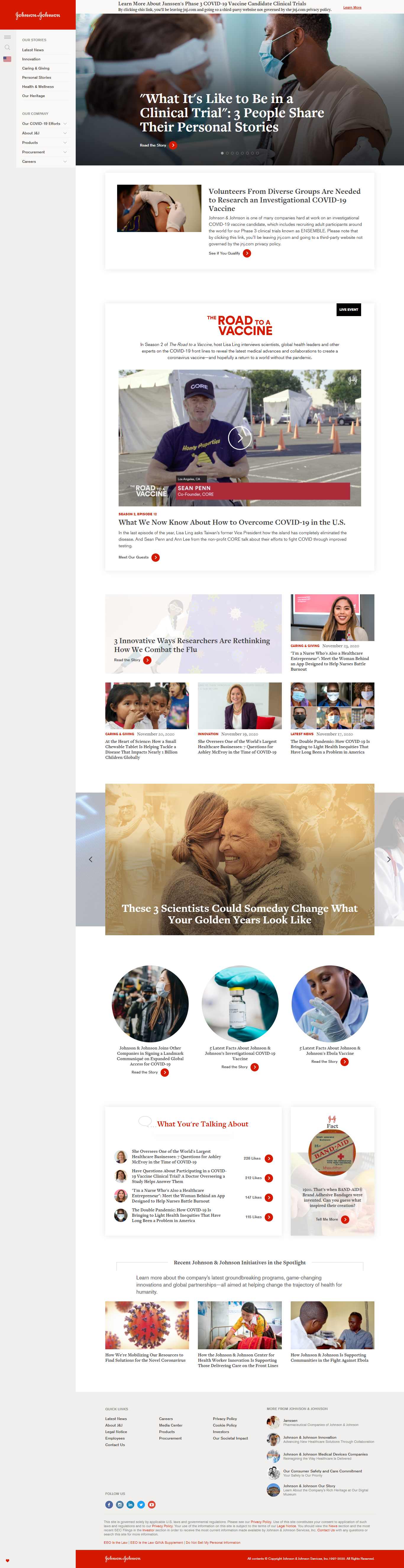 Thiết kế Web chuyên nghiệp jnj.com