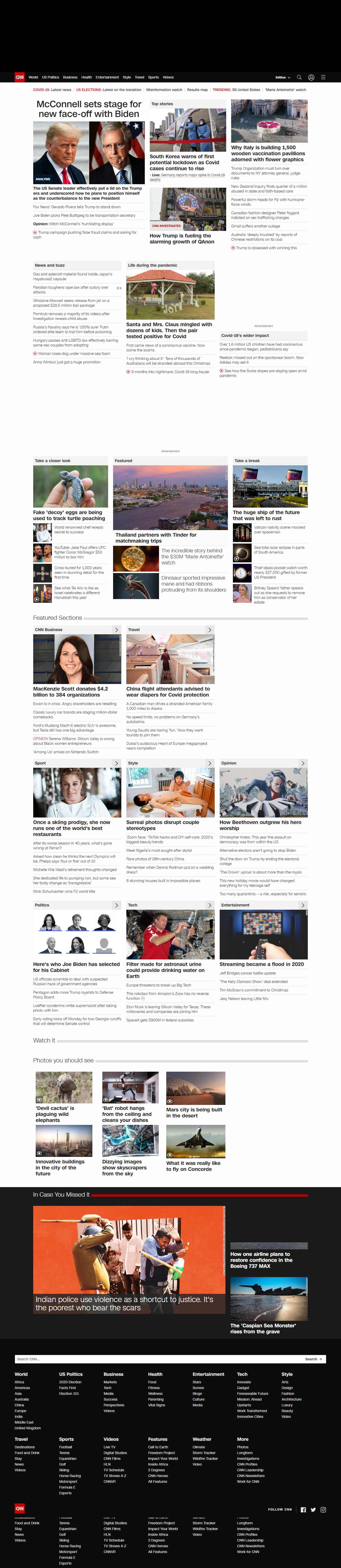 Thiết kế Web chuyên nghiệp edition.cnn.com