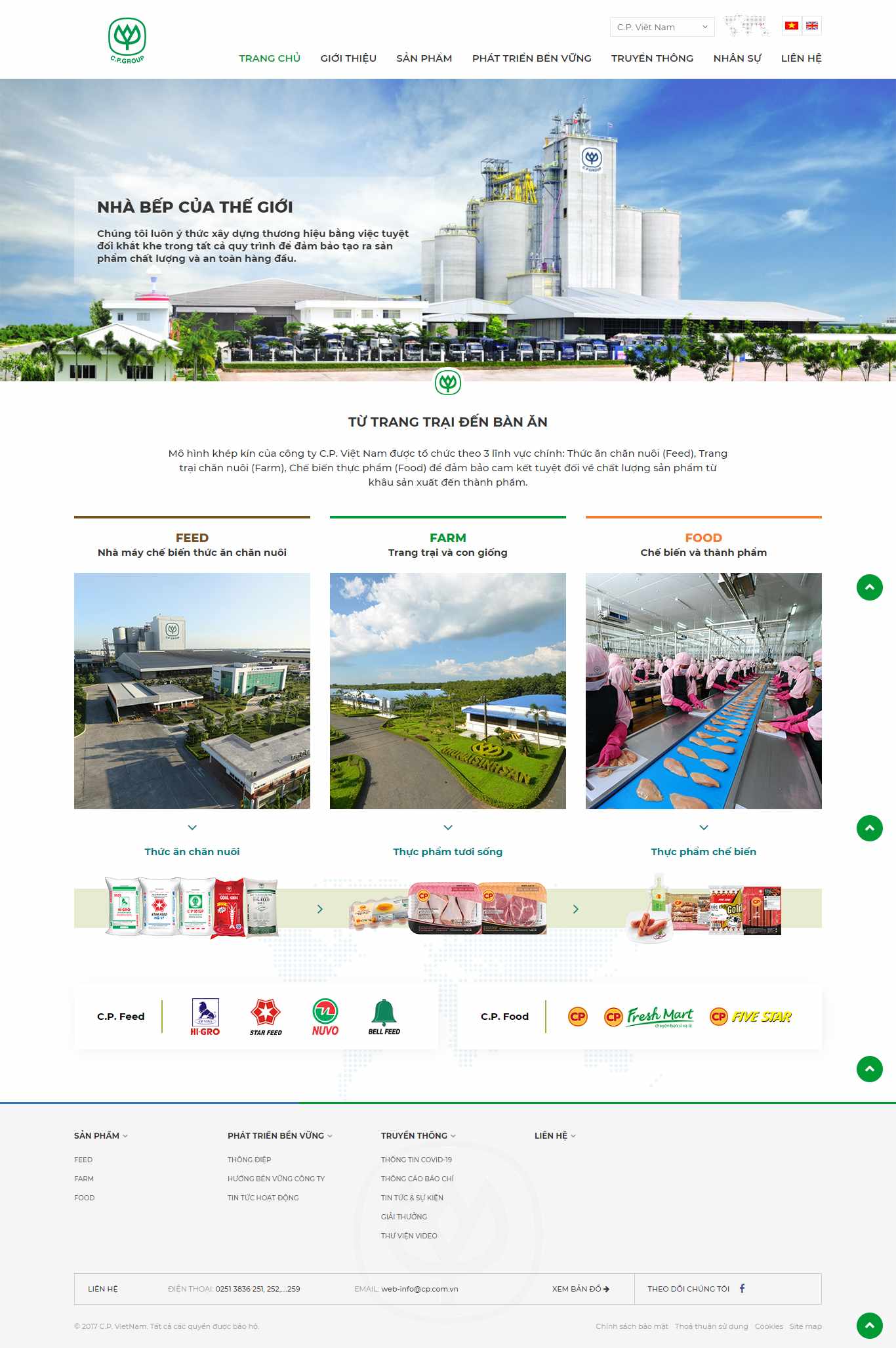 Thiết kế Web doanh nghiệp cp.com.vn