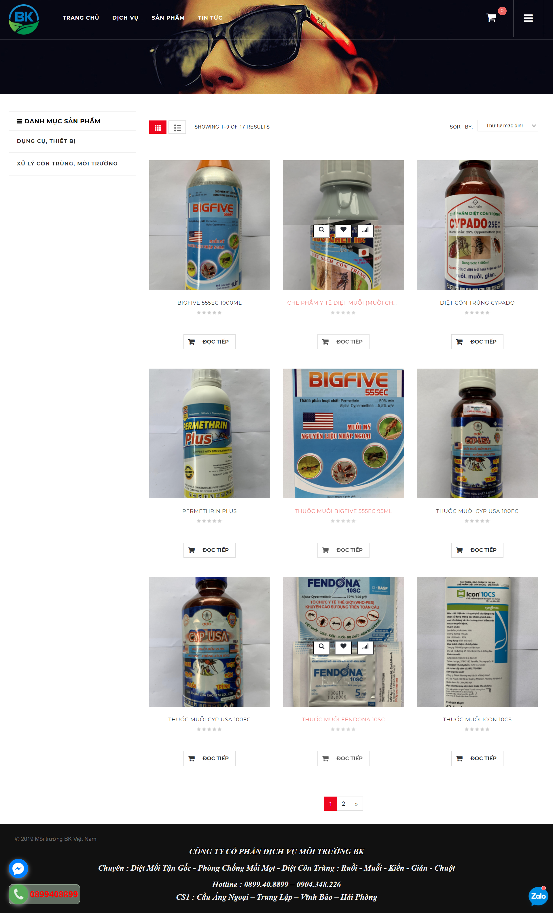 Thiết kế Web diệt mối moitruongbk.vn