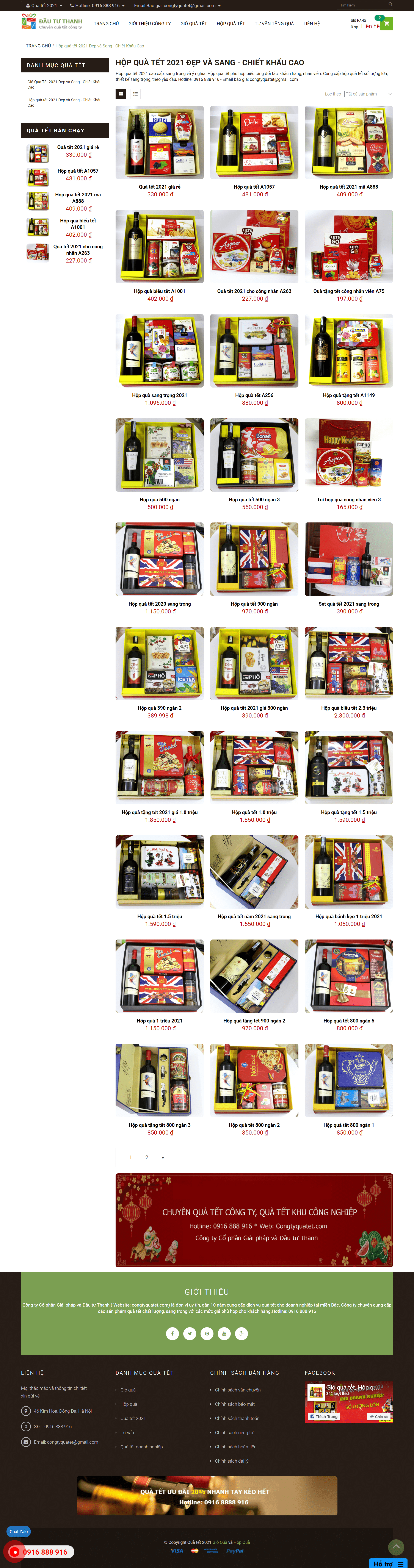 Thiết kế Web hàng tết congtyquatet.com