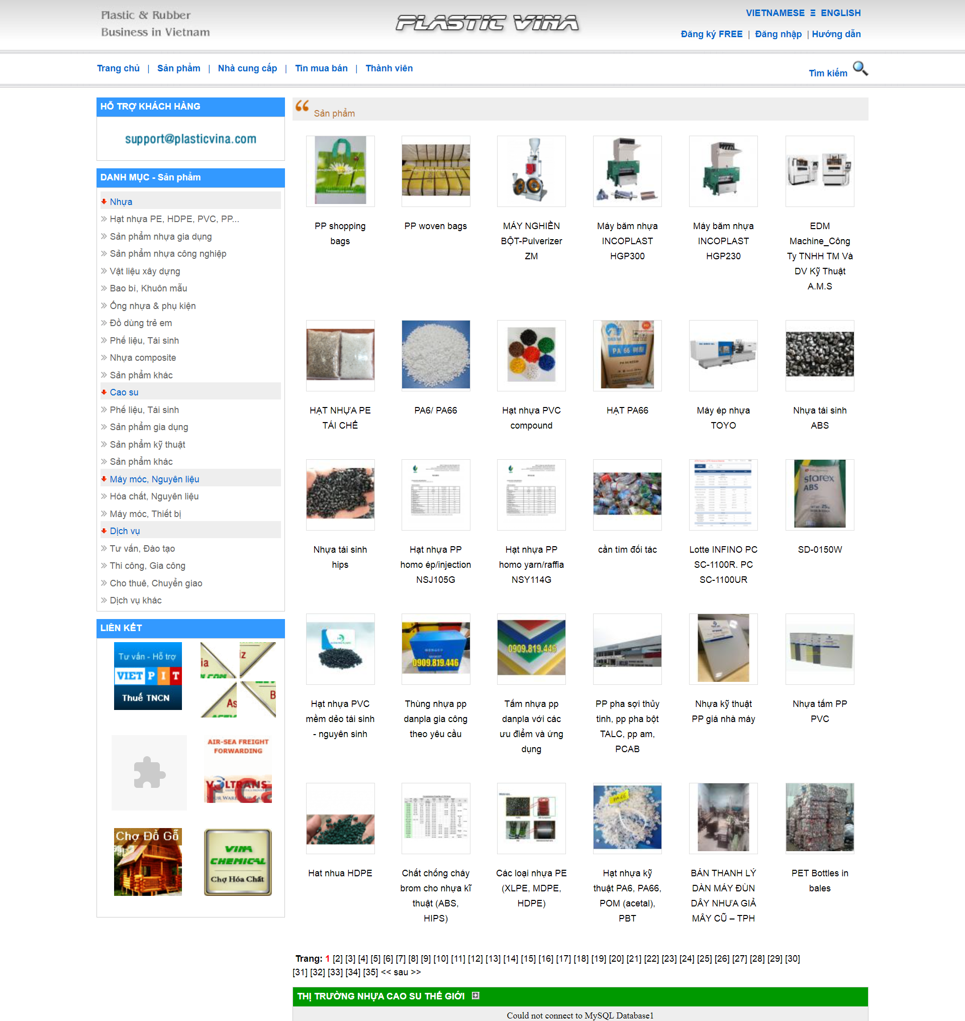Thiết kế Web sản xuất nhựa plasticvina.com