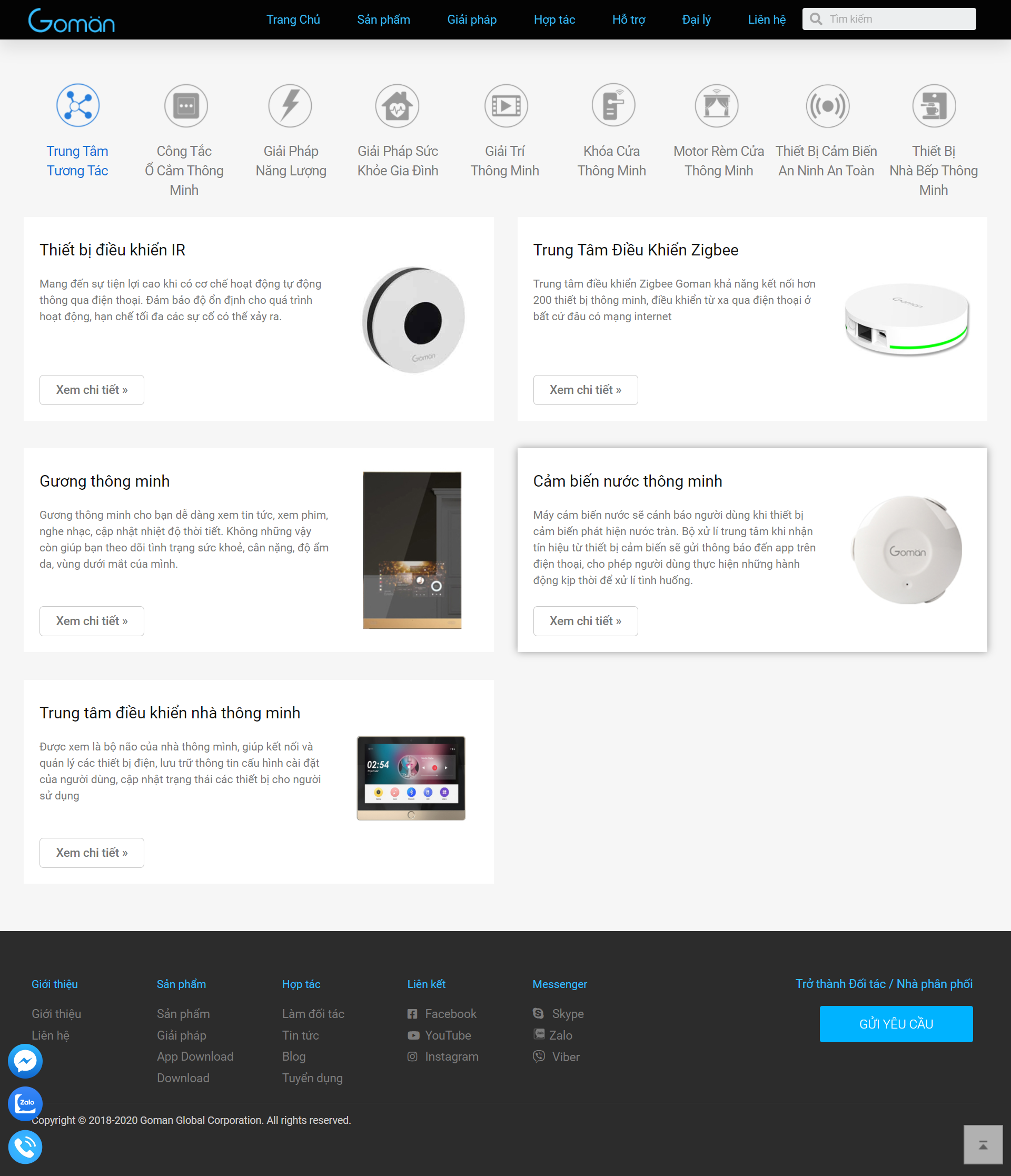 Thiết kế Web hệ thống an ninh gomanvietnam.vn