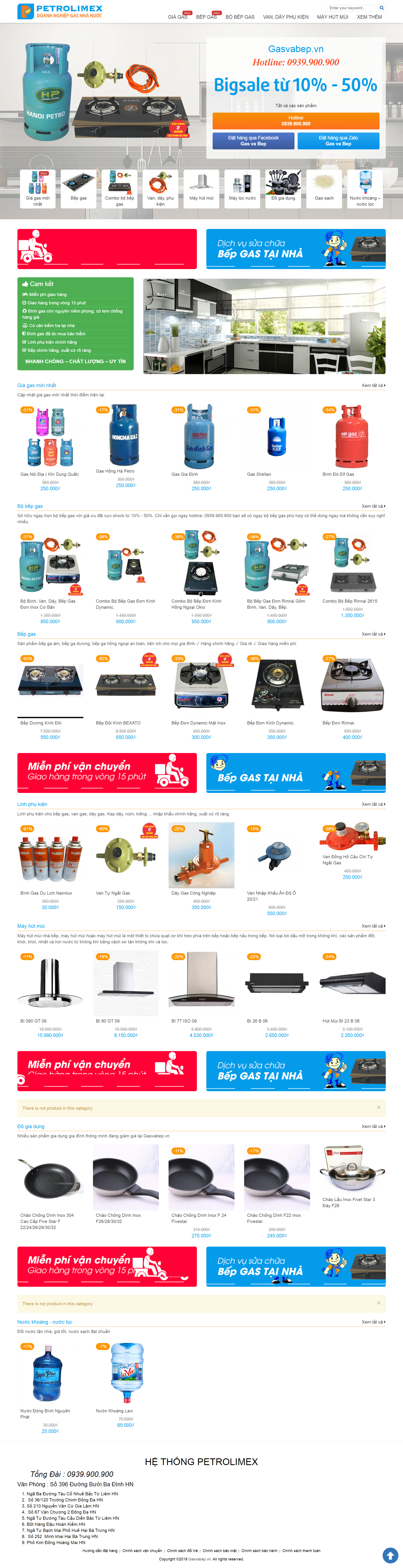 Thiết kế Web giao ga gasvabep.vn