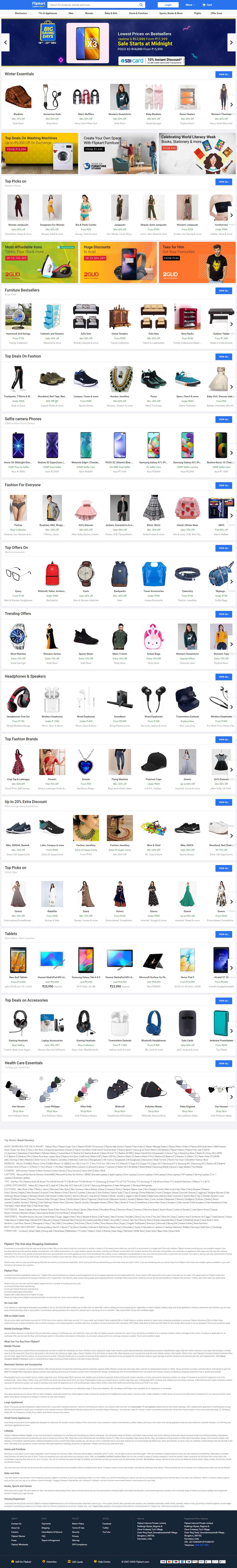 Thiết kế Web chuẩn seo google flipkart.com