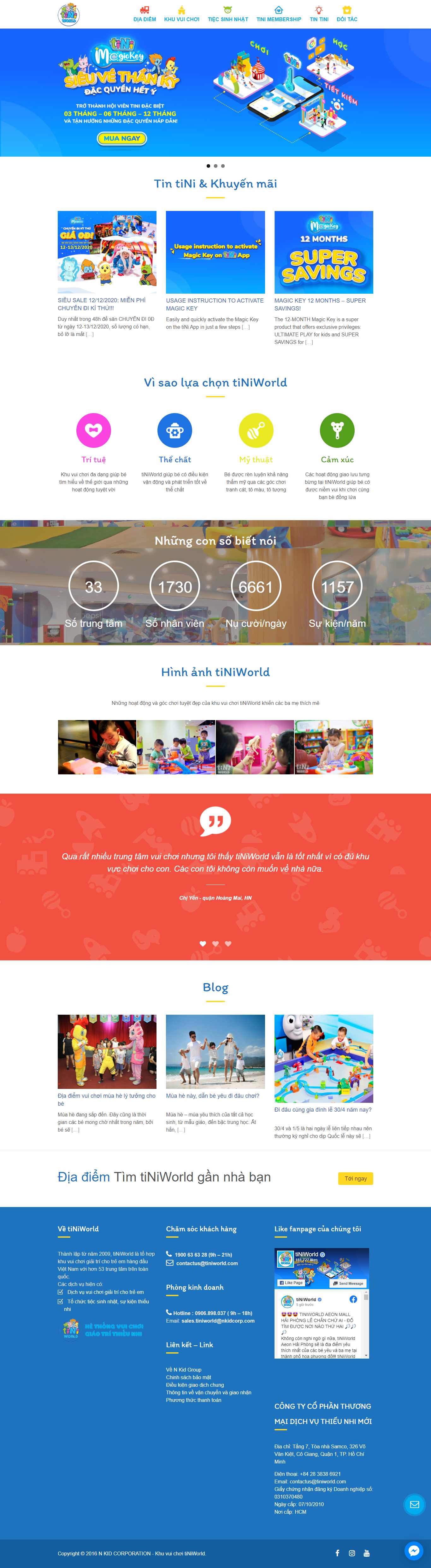 Thiết kế Web chuẩn seo google tiniworld.com