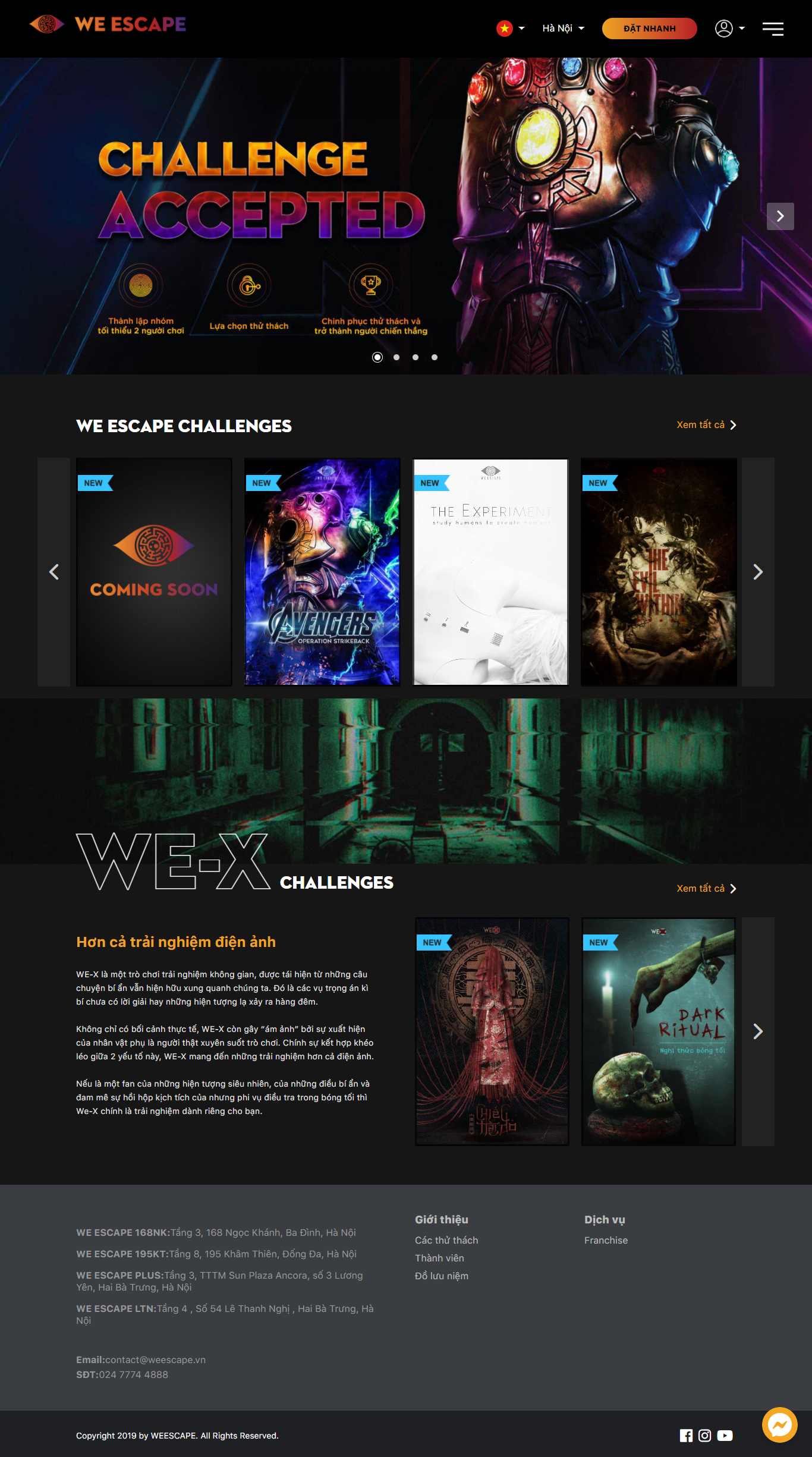 Thiết kế Web theo yêu cầu weescape.vn