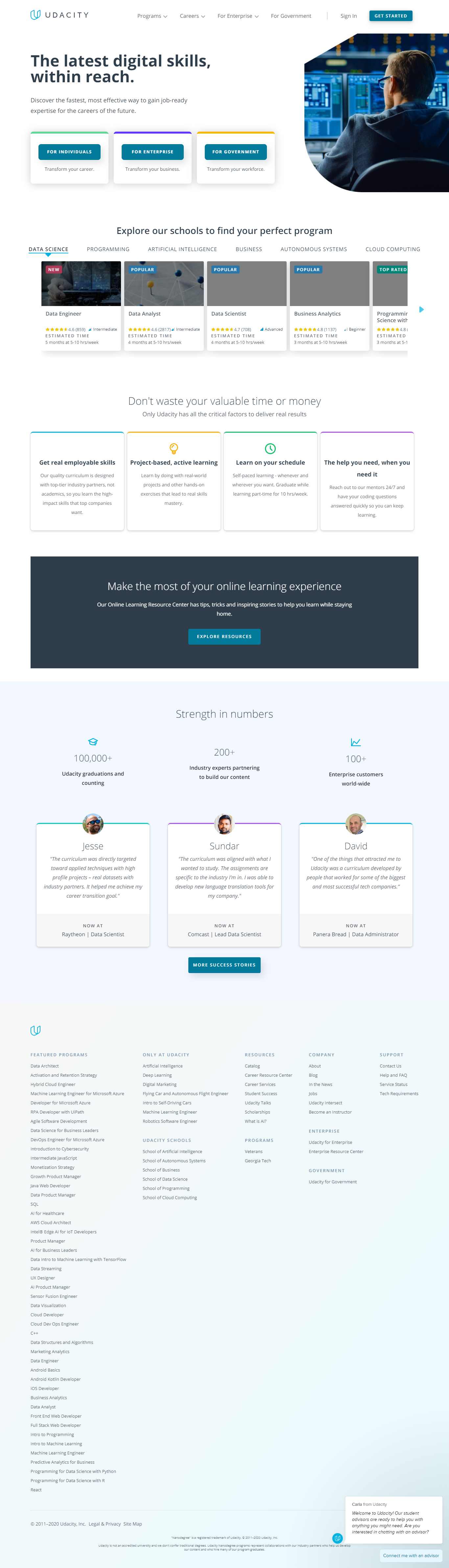 Thiết kế Web chuyên nghiệp tại tphcm udacity.com