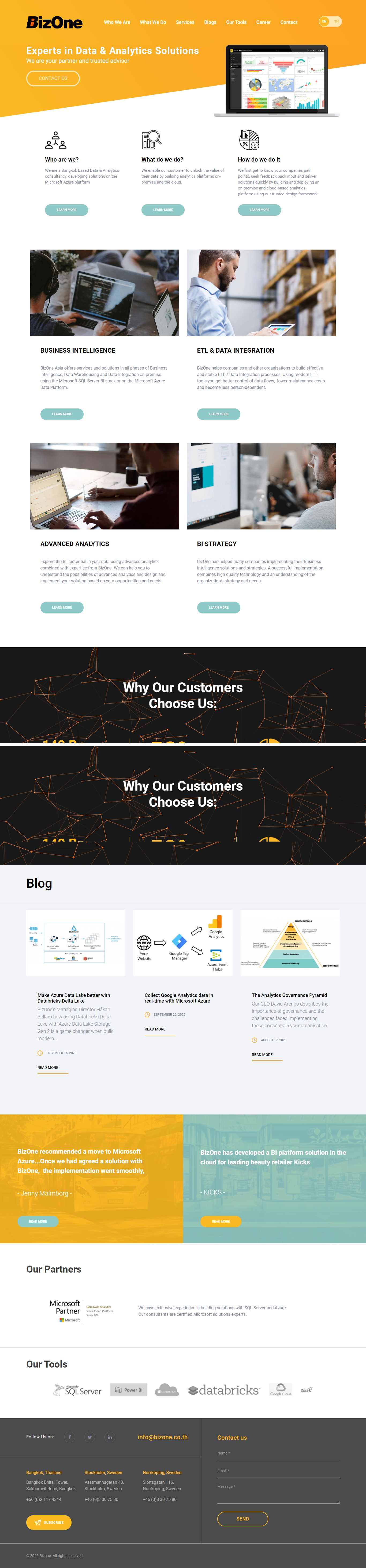 Thiết kế Web có sẵn bizone.co.th