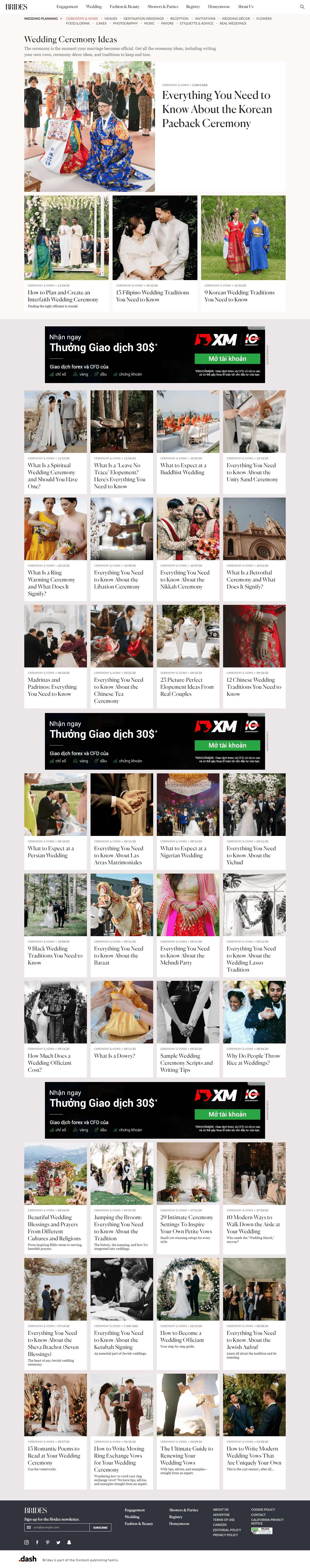 Thiết kế Web cao cấp brides.com