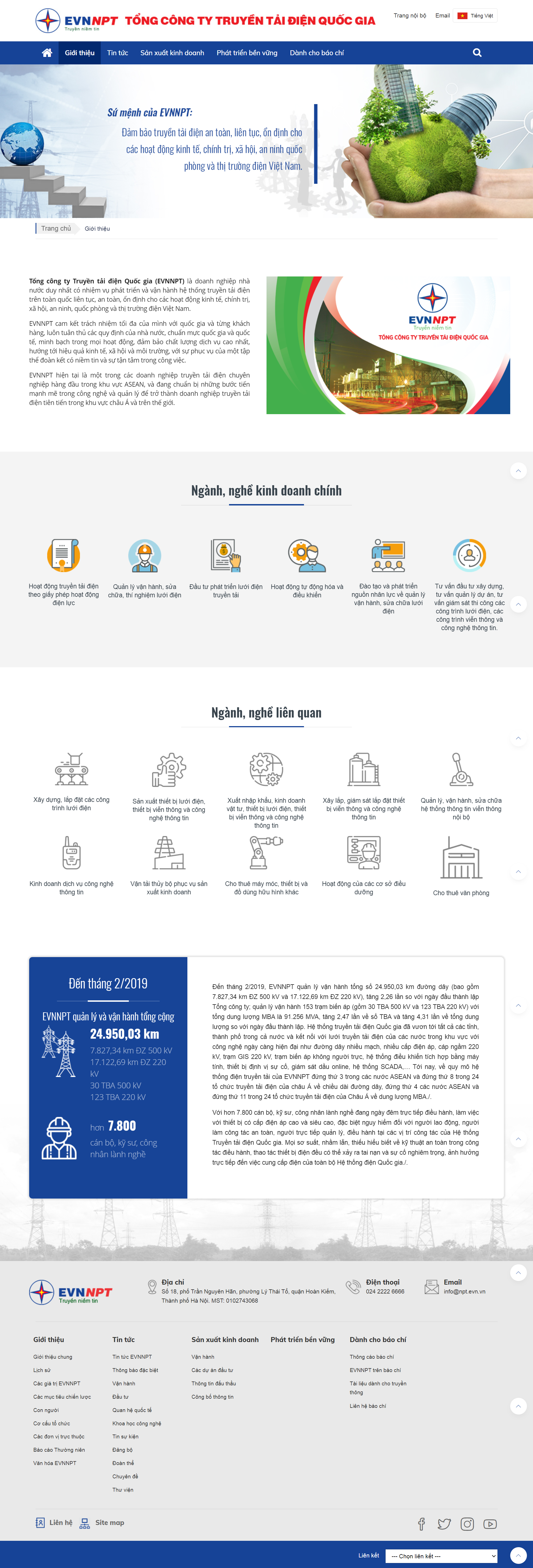 Thiết kế Web dịch vụ npt.com.vn