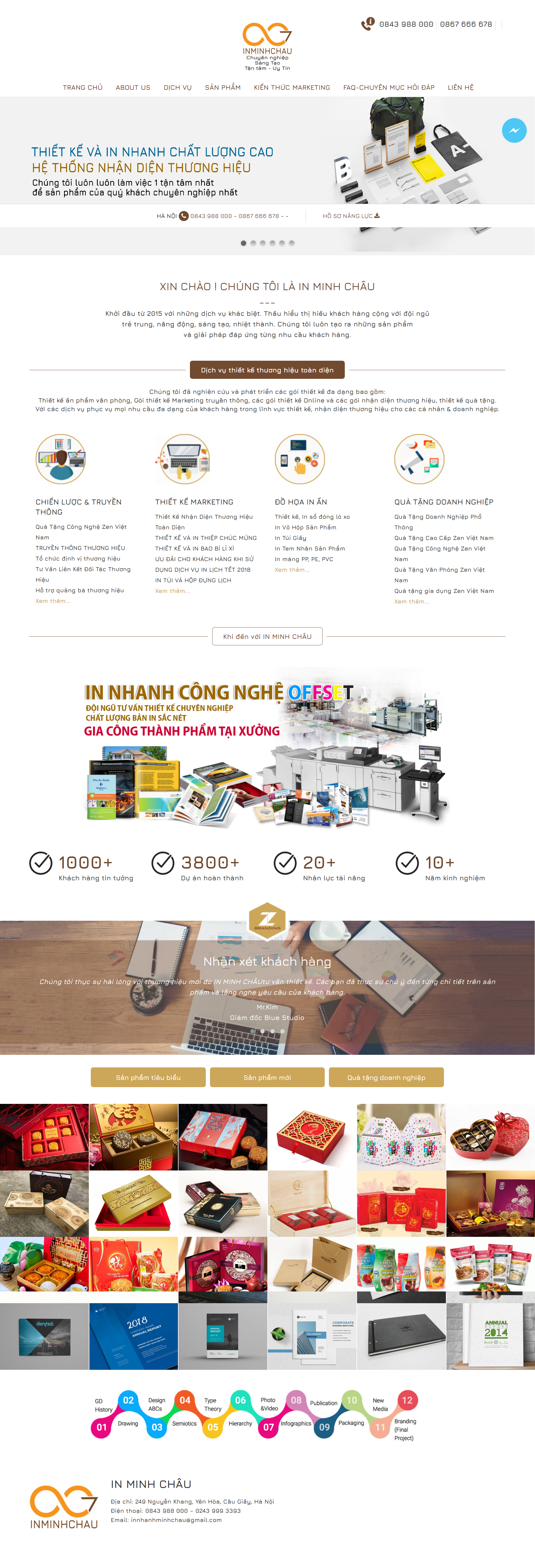 Thiết kế Web card visit zenvietnam.vn