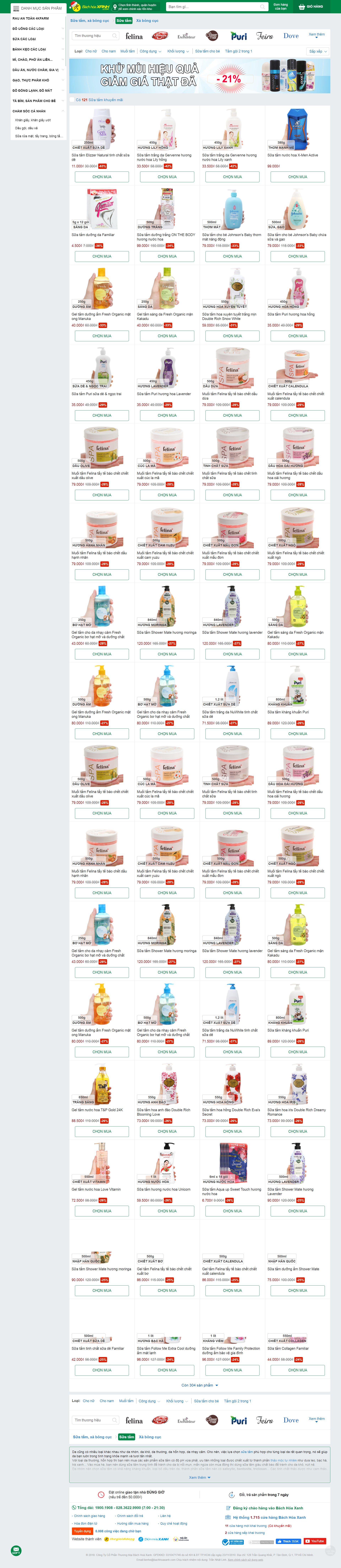 Thiết kế Web wordpress bachhoaxanh.com