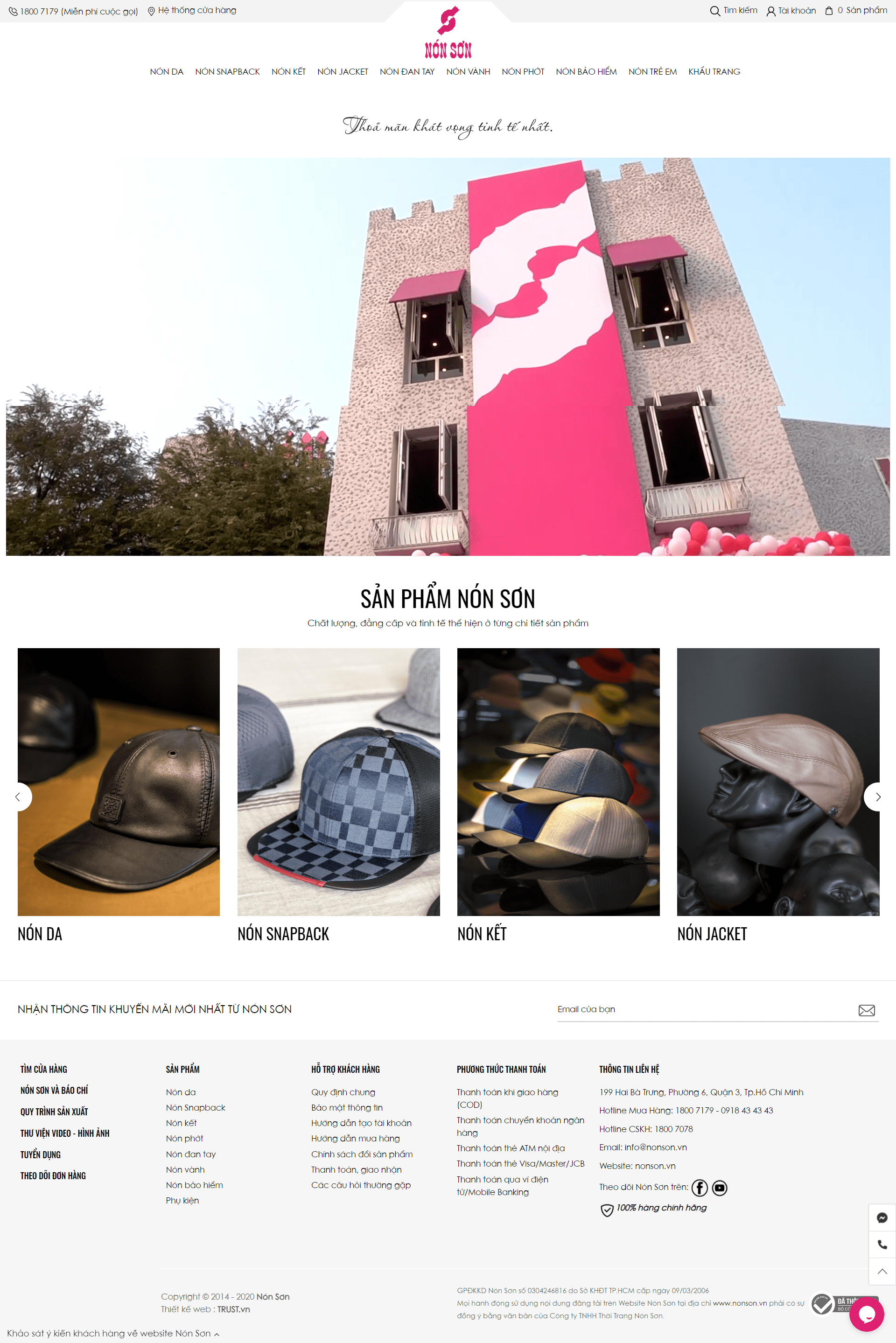 Thiết kế Web chất lượng nonson.vn