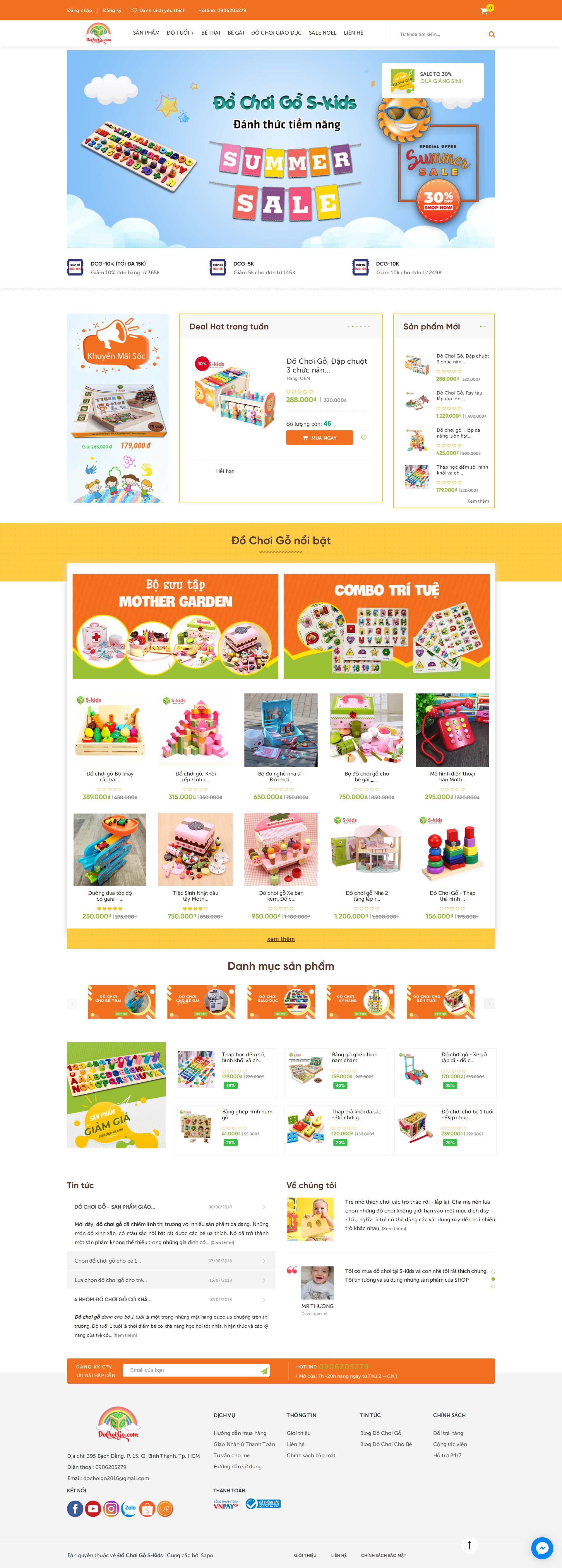 Thiết kế Web uy tín hà nội dochoigo-vn.com