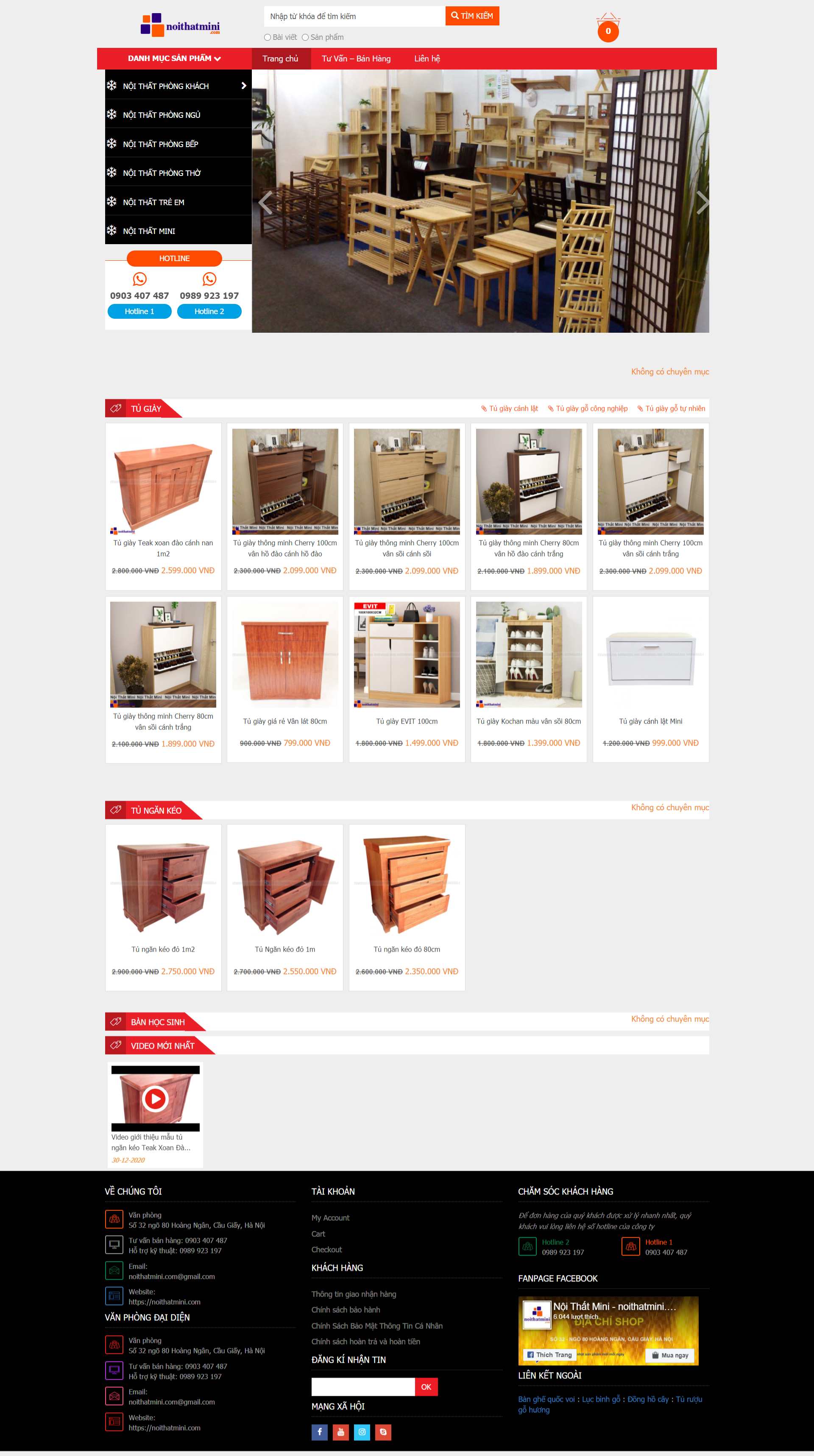 Thiết kế Web uy tín hà nội noithatmini.com