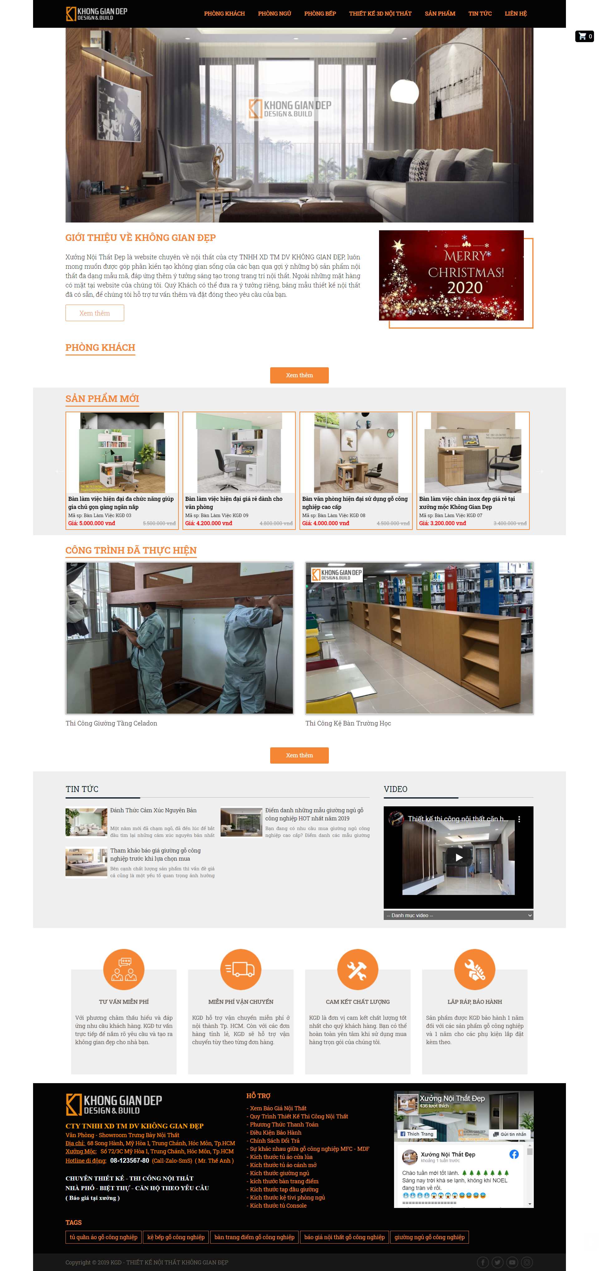 Thiết kế Web tốt nhất hà nội xuongnoithatdep.com