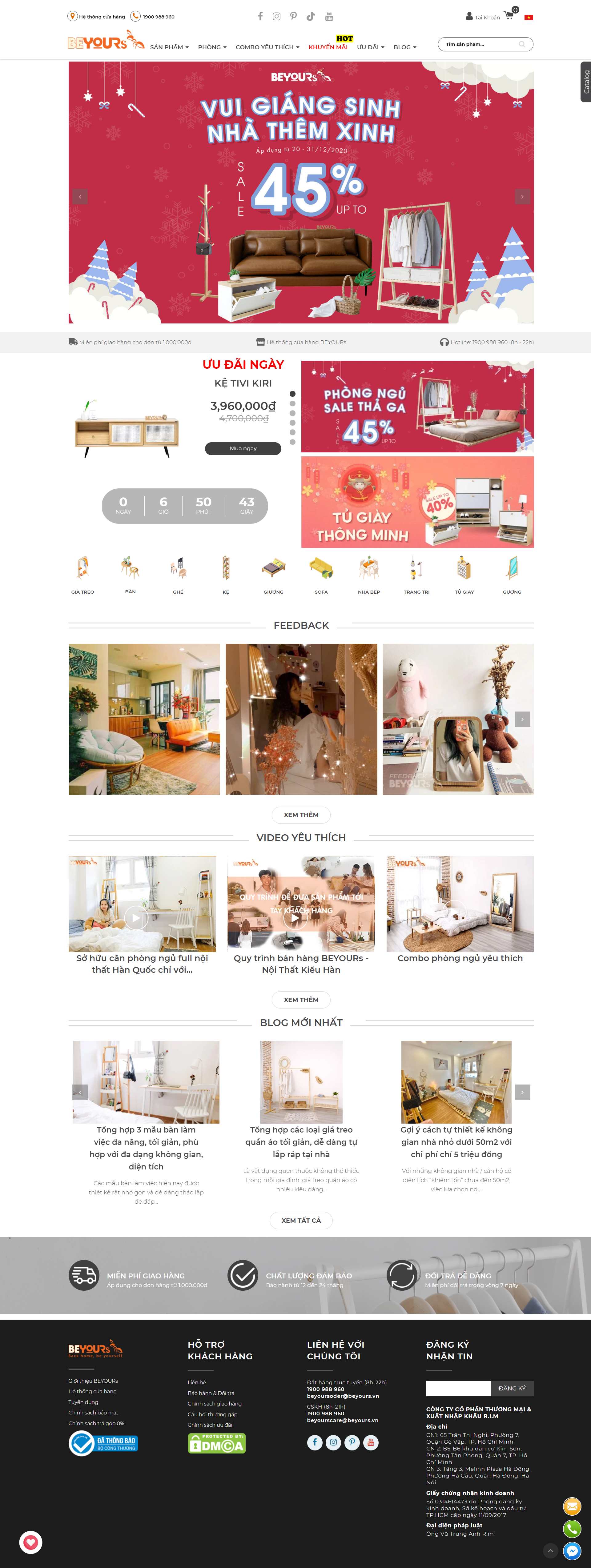 Thiết kế Web đống đa beyours.vn