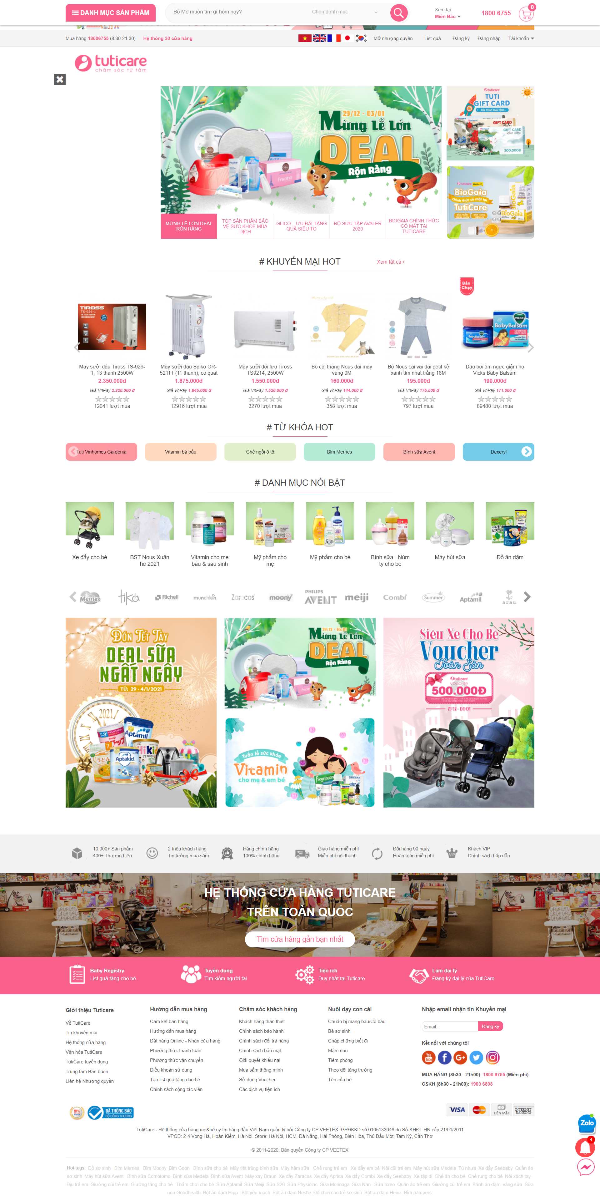 Thiết kế Web quận hoàn kiếm tuticare.com