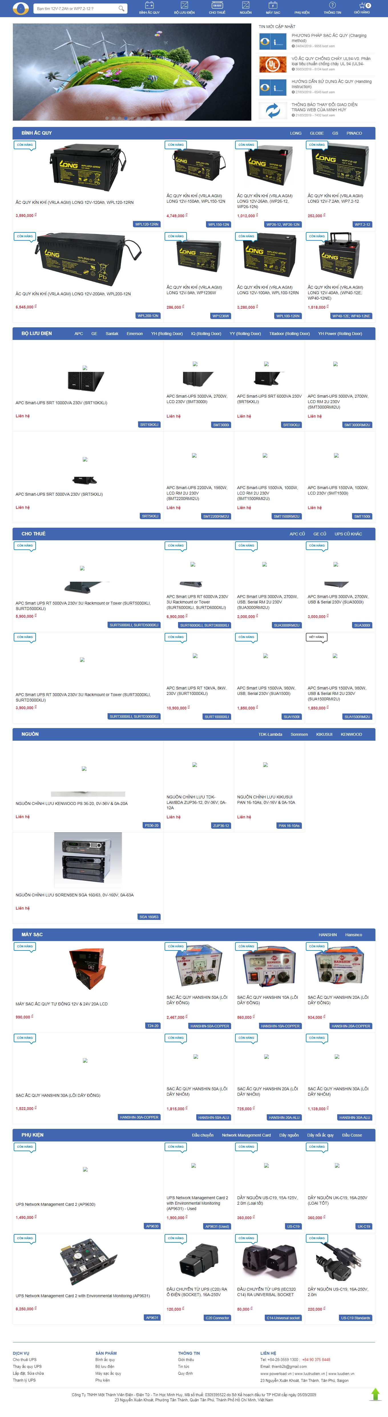 Thiết kế Web huyện thạch thất luutrudien.vn