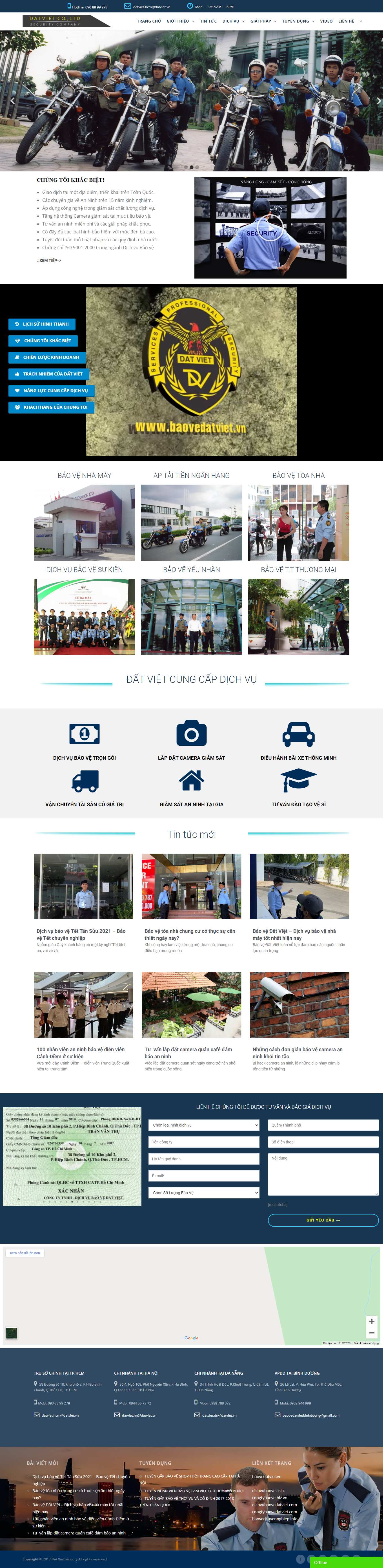 Thiết kế Web huyện quốc oai datviet.vn