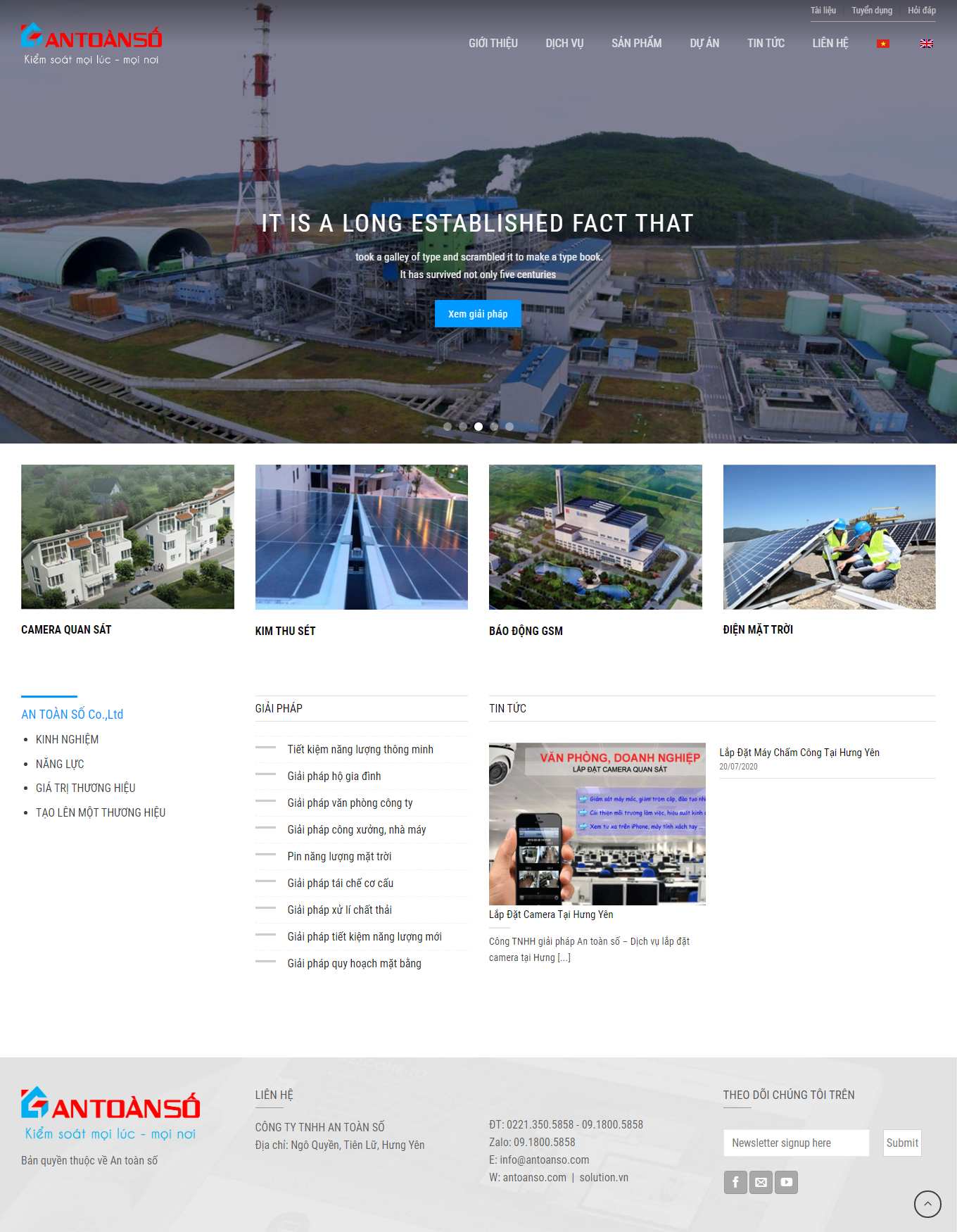 Thiết kế Web quận cầu giấy antoanso.com