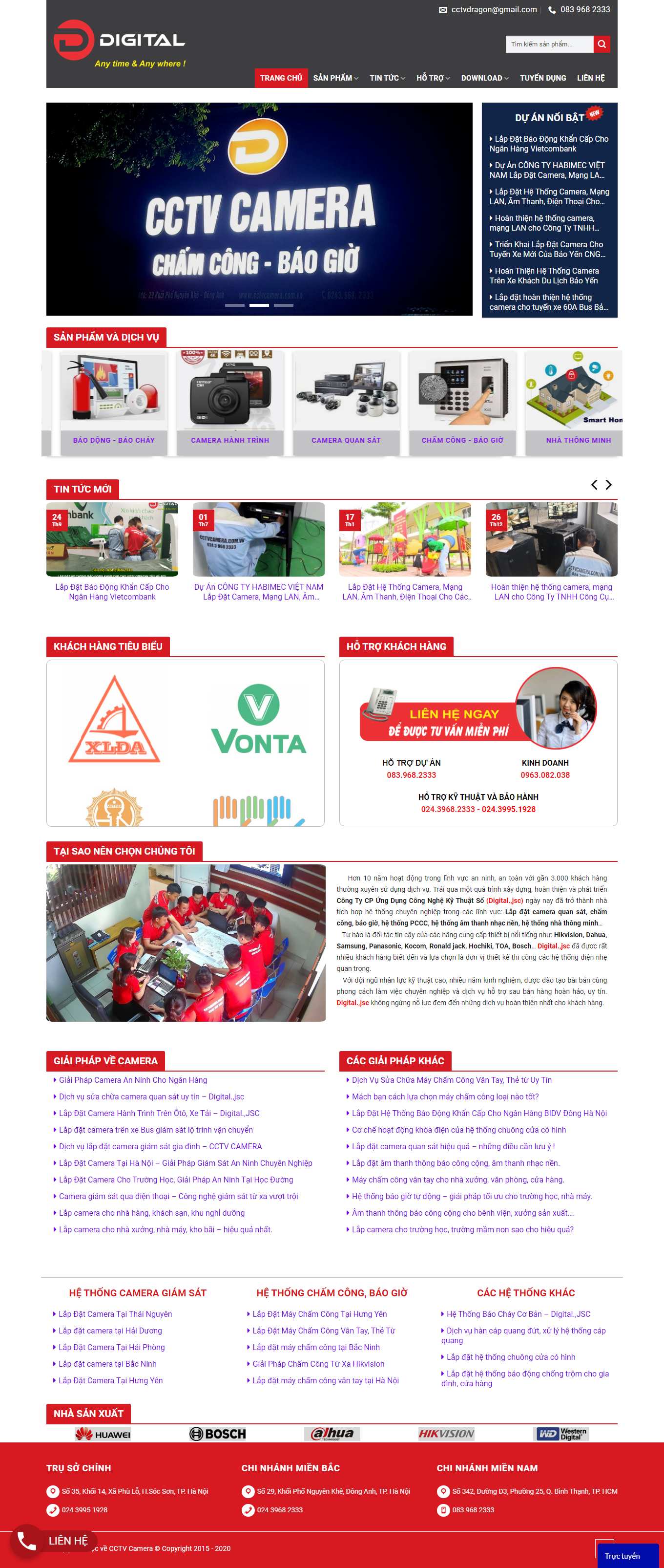 Thiết kế Web quận hai bà trưng cctvcamera.com.vn