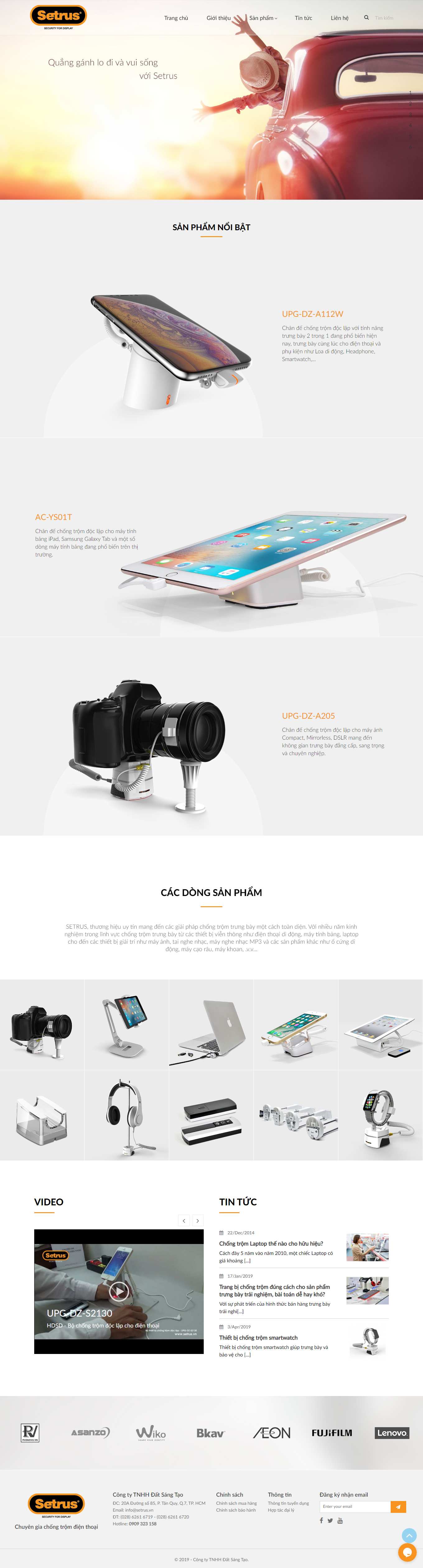 Thiết kế Web huyện sóc sơn setrus.vn