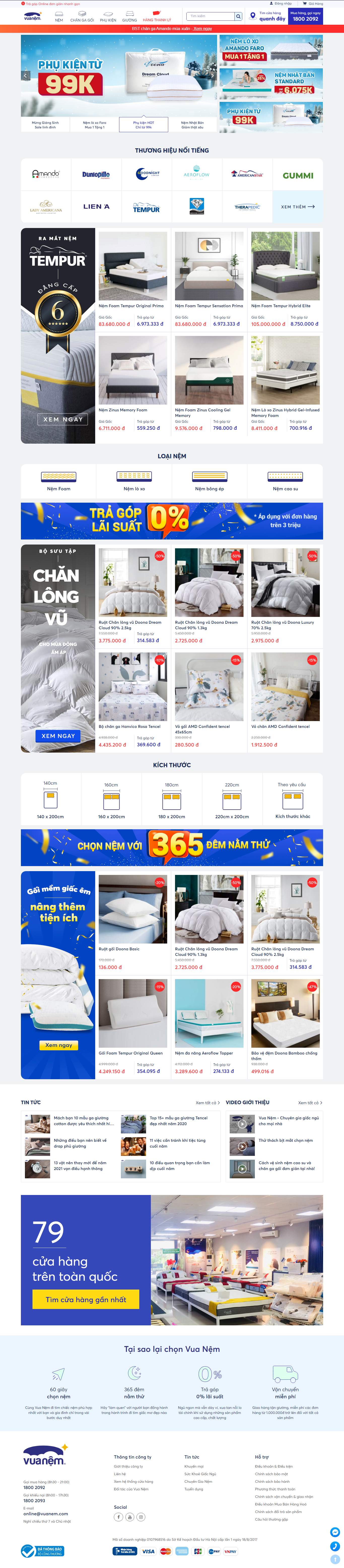 Thiết kế Web huyện thanh trì vuanem.com