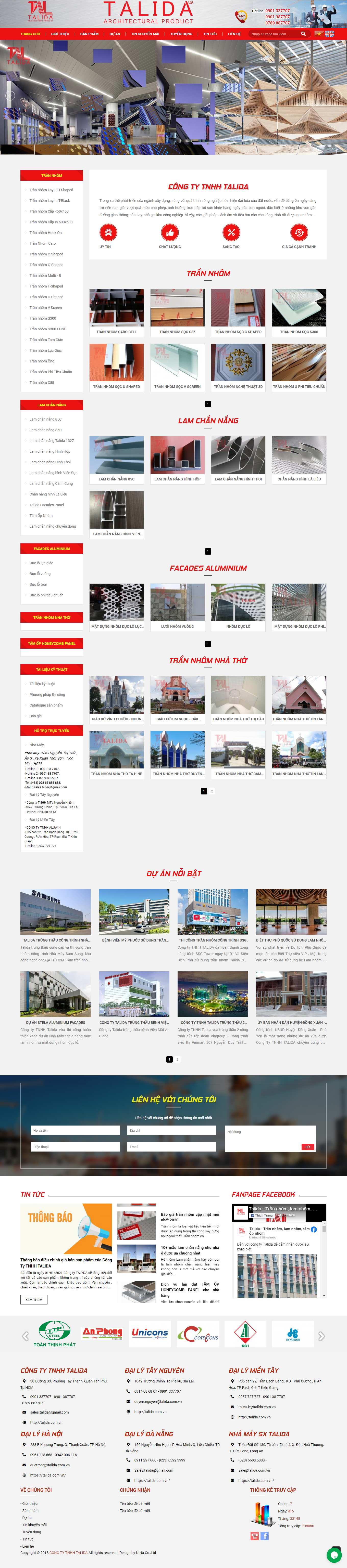 Thiết kế Web huyện hoài Đức talida.com.vn