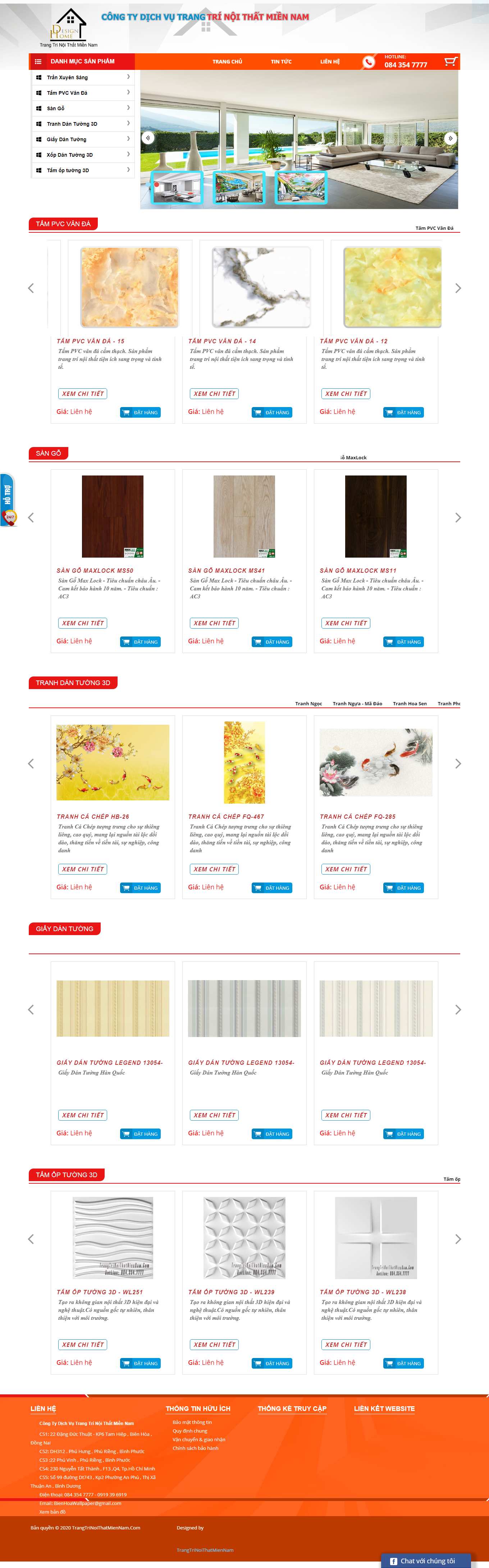 Thiết kế Web huyện thường tín trangtrinoithatmiennam.com