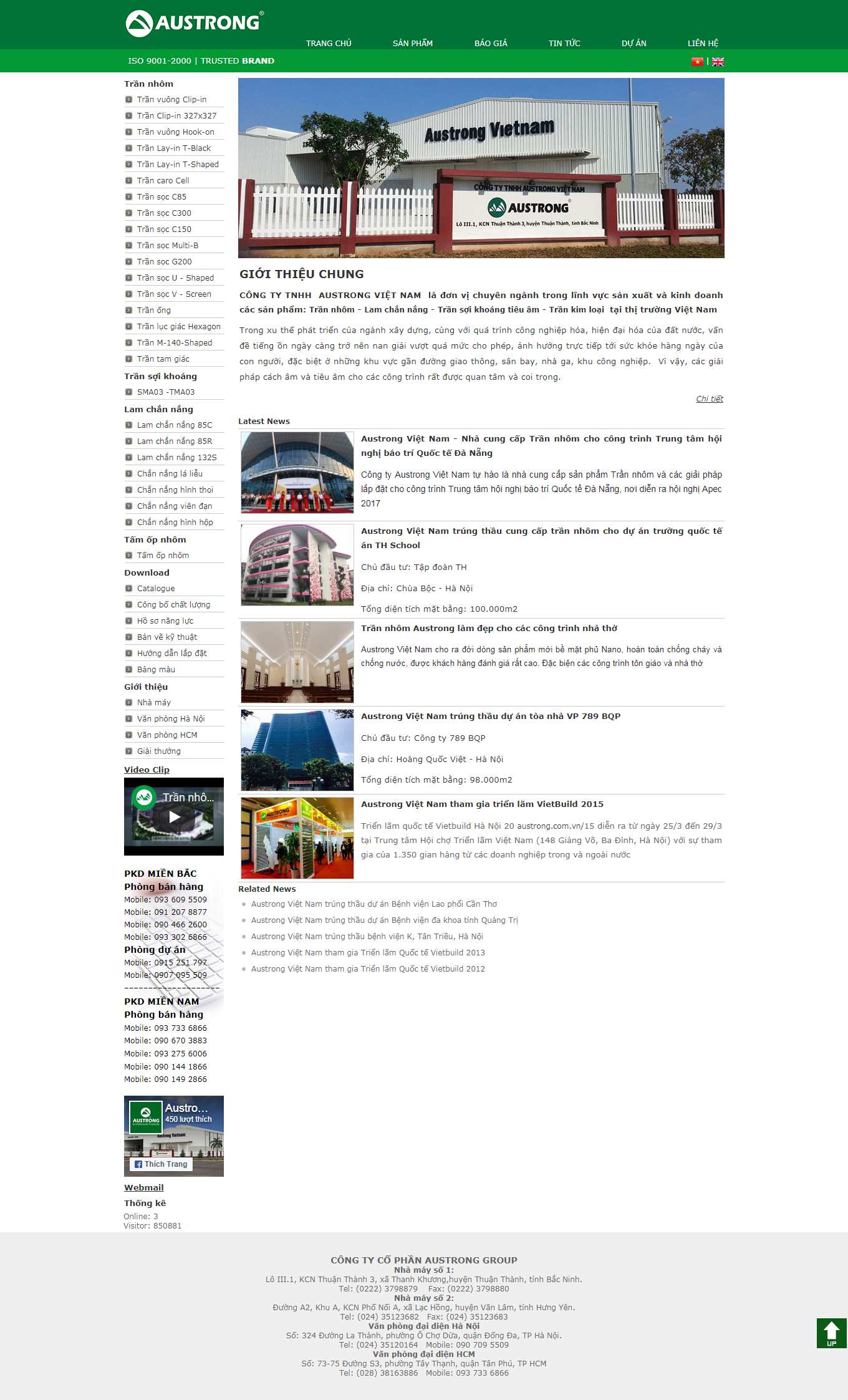 Thiết kế Web huyện thường tín austrong.com.vn