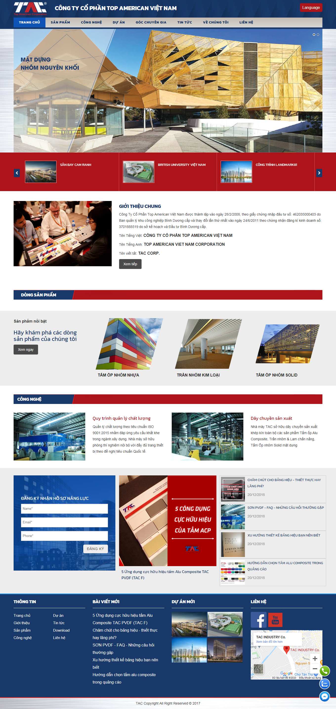 Thiết kế Web huyện phú xuyên tac-industry.com